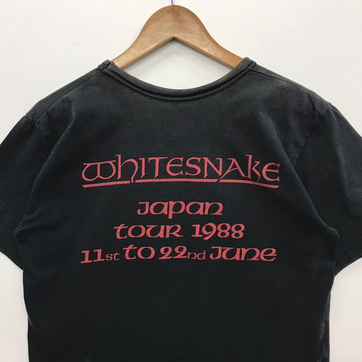 Band Tees × Vintage *Rare!! Vintage Band Tees White Snake Tour 1988s Size US M / EU 48-50 / 2 - 14 Thumbnail