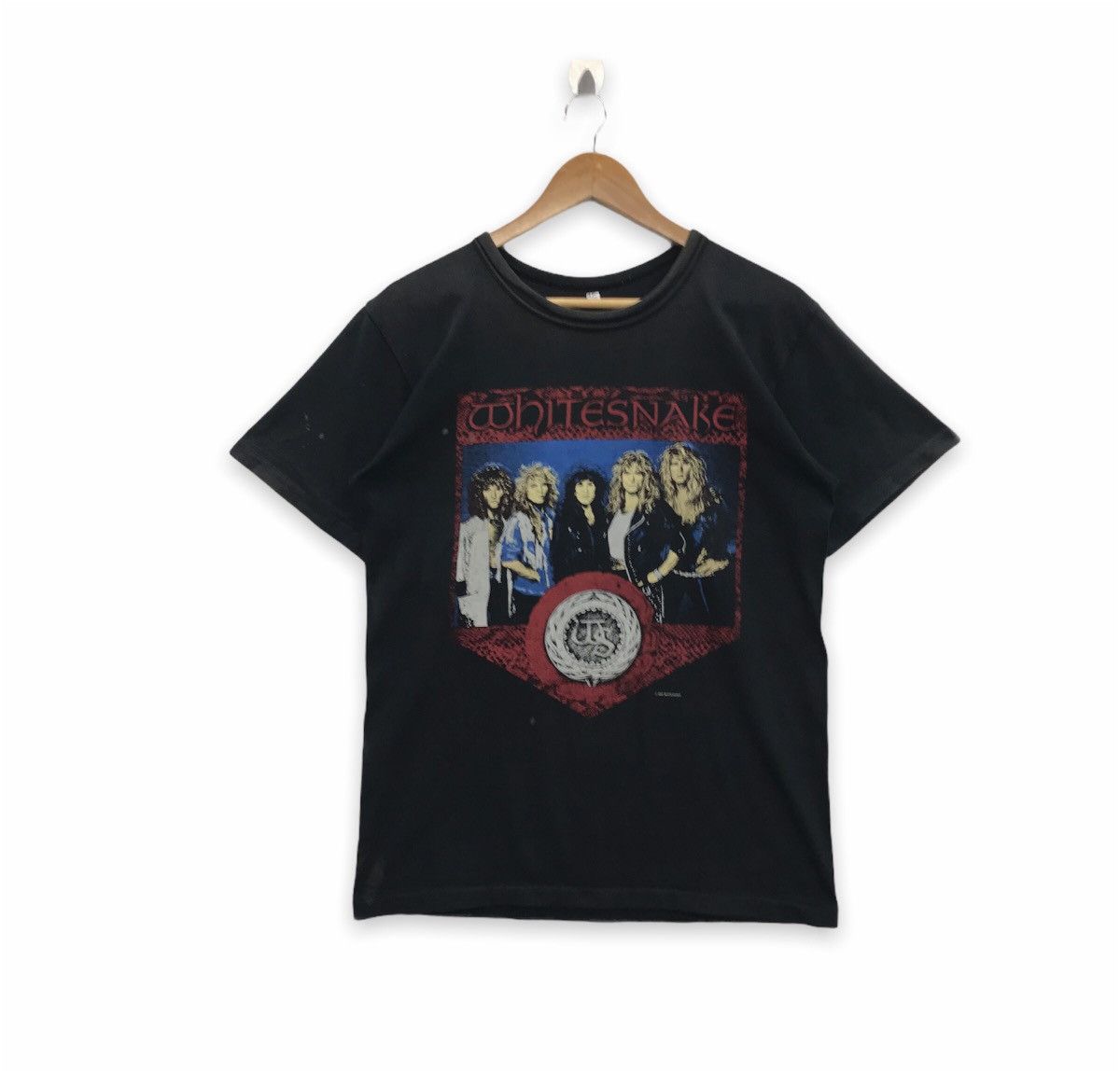 Band Tees × Vintage *Rare!! Vintage Band Tees White Snake Tour 1988s Size US M / EU 48-50 / 2 - 1 Thumbnail