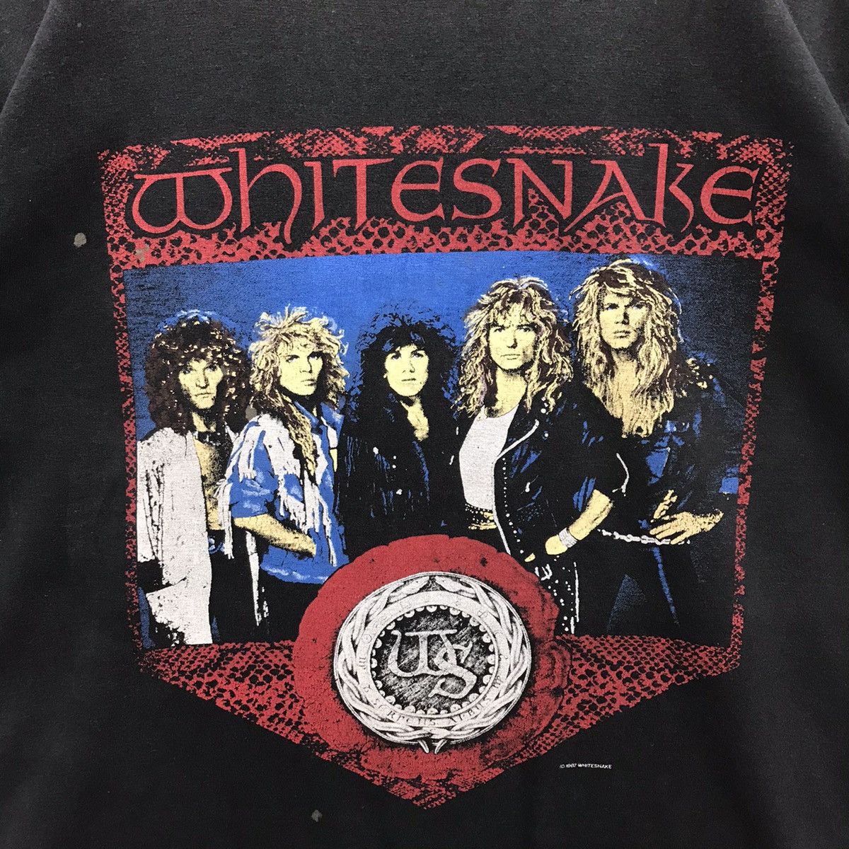 Band Tees × Vintage *Rare!! Vintage Band Tees White Snake Tour 1988s Size US M / EU 48-50 / 2 - 6 Thumbnail