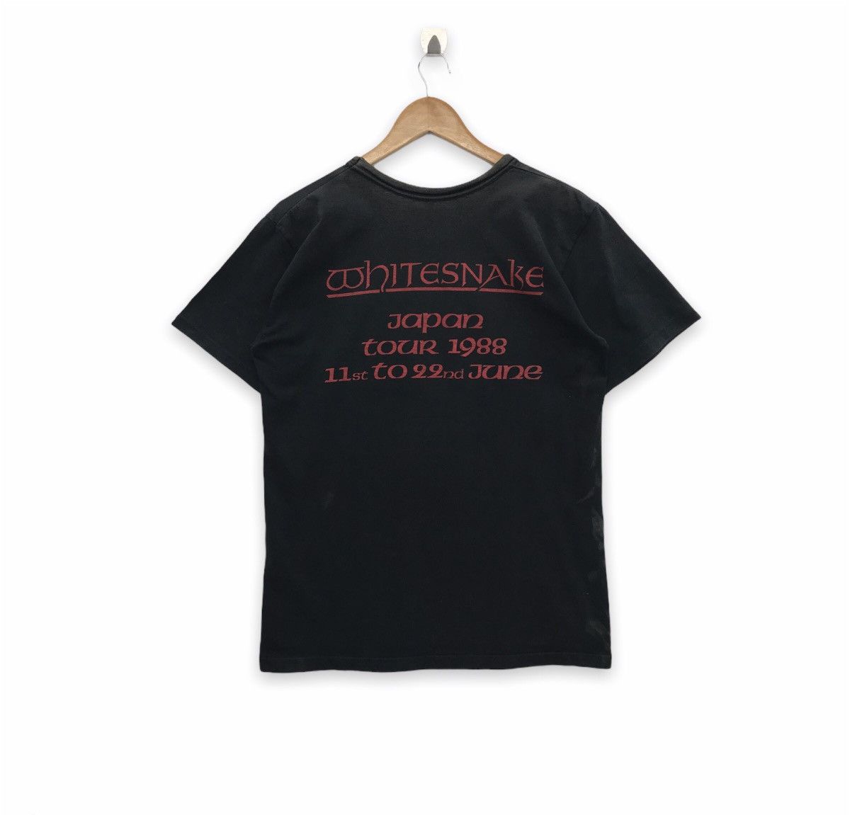Band Tees × Vintage *Rare!! Vintage Band Tees White Snake Tour 1988s Size US M / EU 48-50 / 2 - 2 Thumbnail