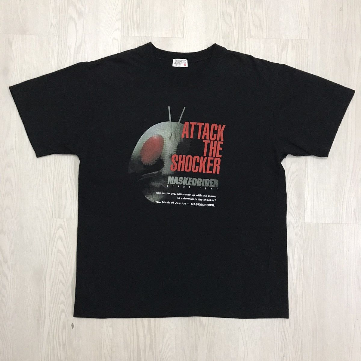 Anime × Vintage 💥RARE💥 Vintage Bandai Masked Rider Anime Tee Movie Size US M / EU 48-50 / 2 - 1 Thumbnail