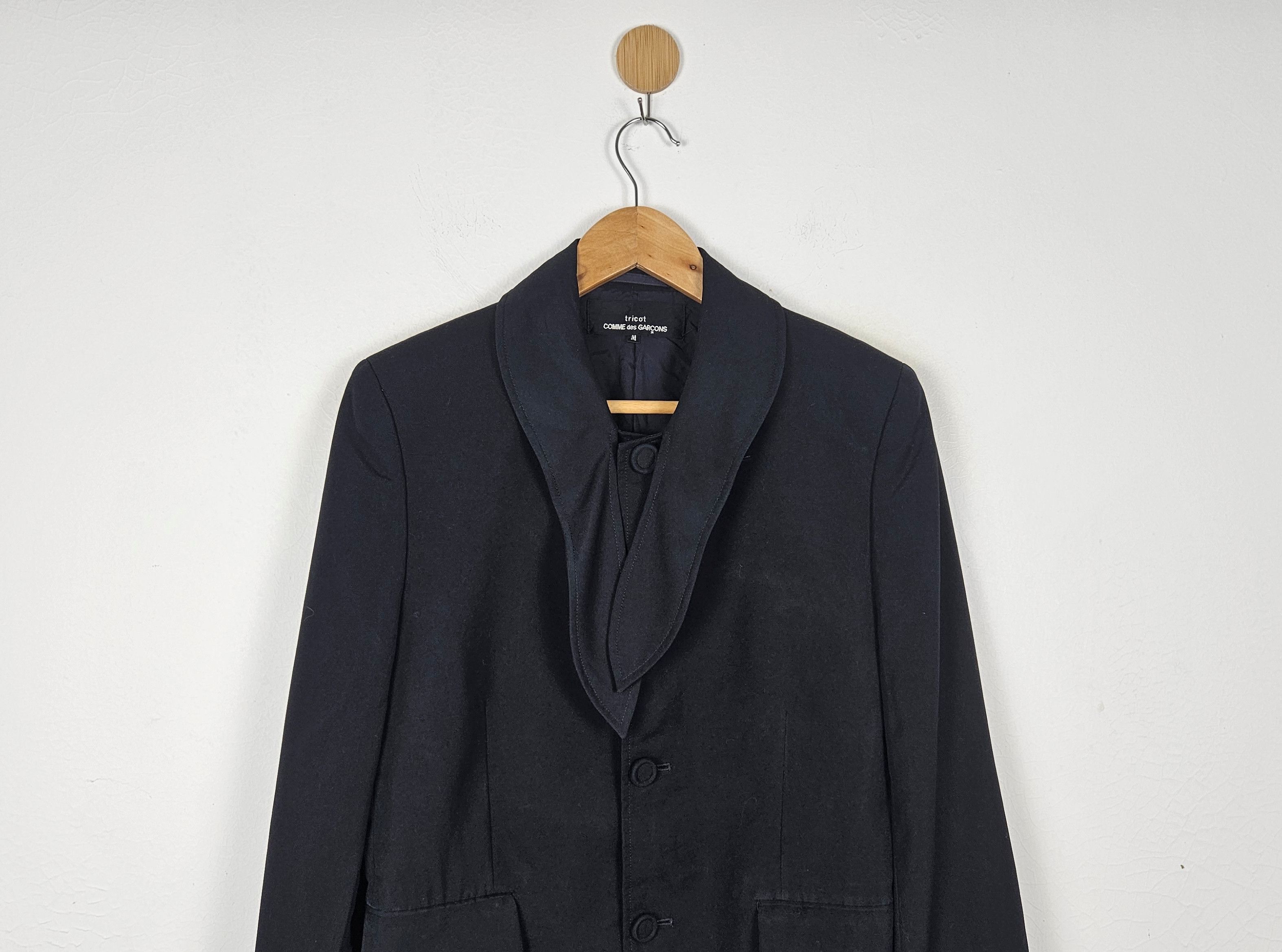 Comme des Garcons Comme Des Garcons Tricot Coat Blazer Jacket Size M / US 6-8 / IT 42-44 - 2 Thumbnail