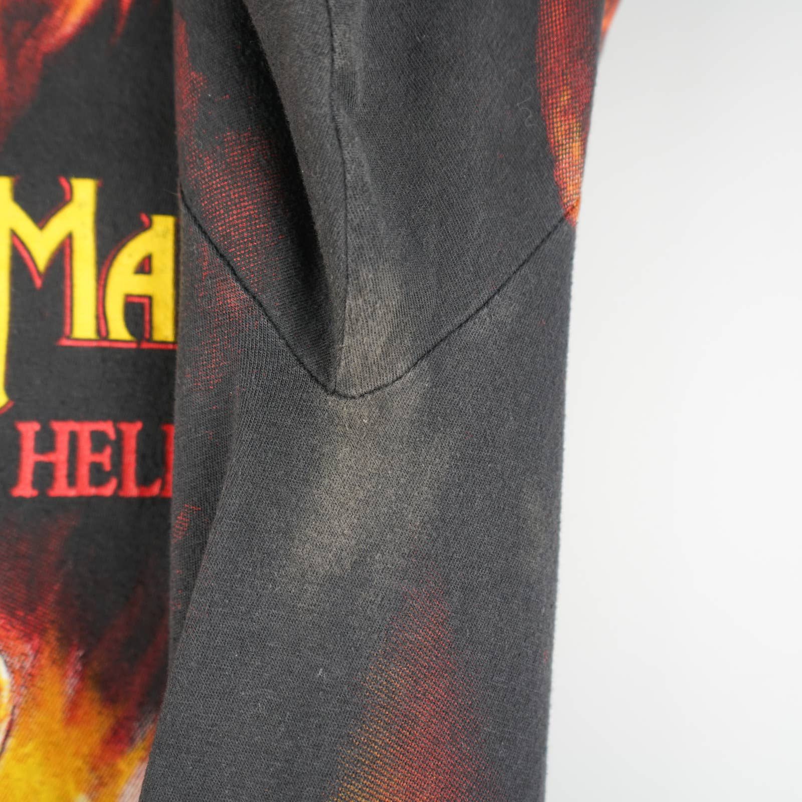Band Tees 1999 Manowar T-shirt Hell On Stage Size US XL / EU 56 / 4 - 6 Thumbnail
