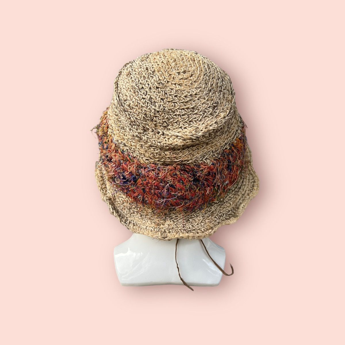 CA4LA RARE VINTAGE CA4LA JUTE STRAW BUCKET HAT Size ONE SIZE - 12 Thumbnail