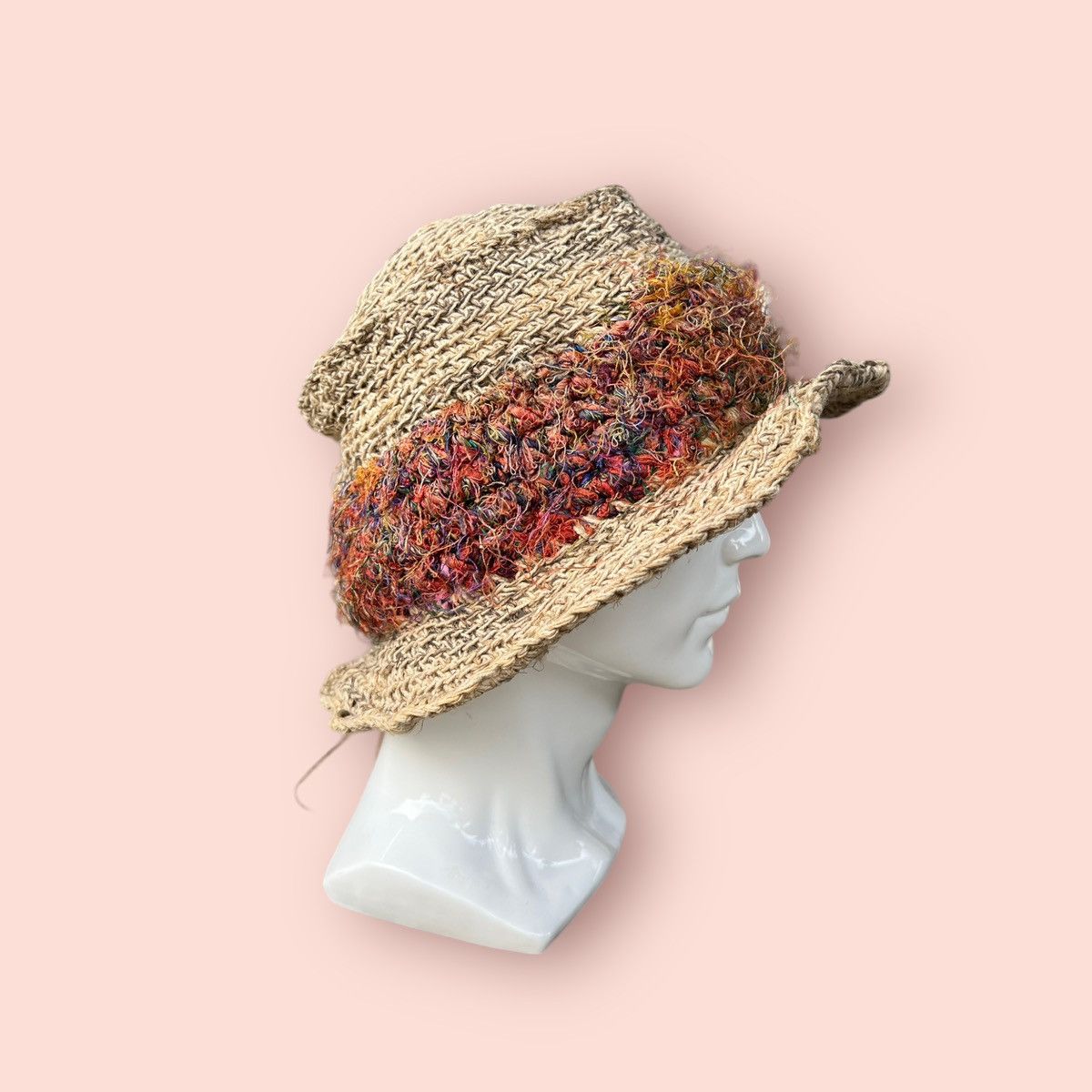 CA4LA RARE VINTAGE CA4LA JUTE STRAW BUCKET HAT Size ONE SIZE - 7 Thumbnail
