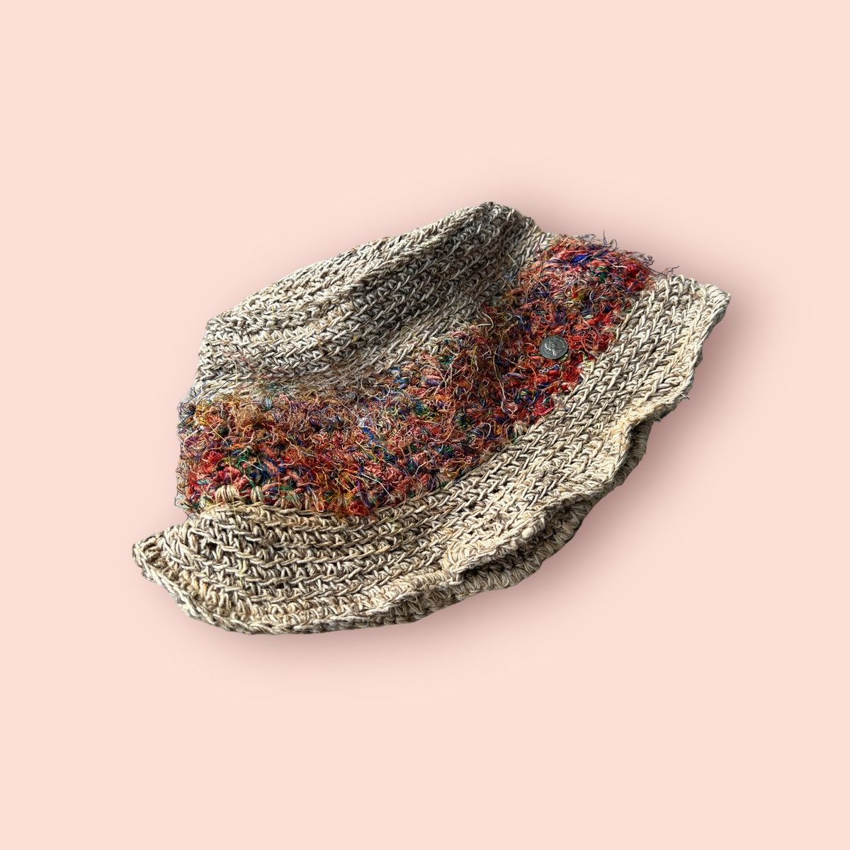 CA4LA RARE VINTAGE CA4LA JUTE STRAW BUCKET HAT Size ONE SIZE - 20 Thumbnail