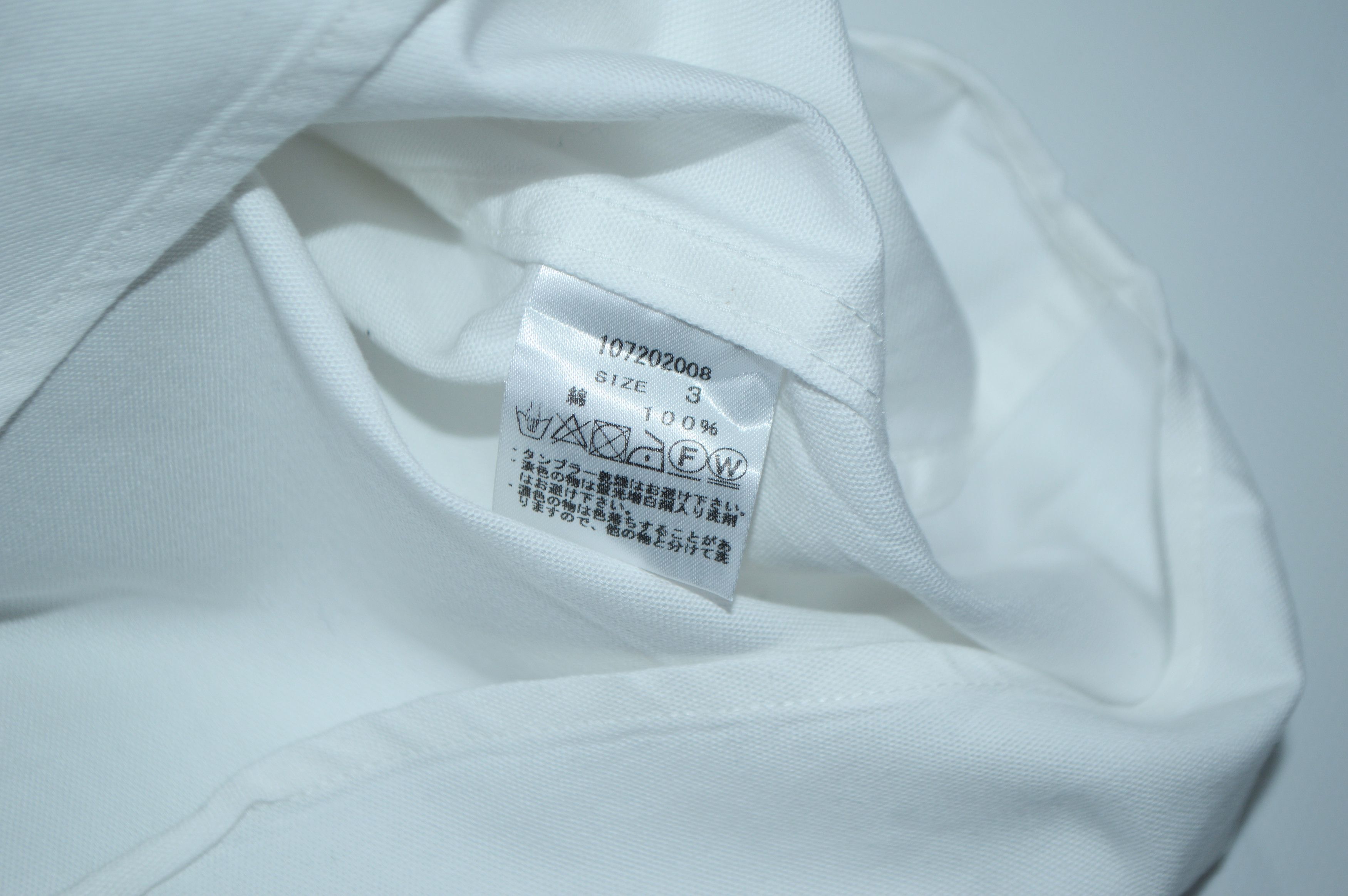 STUDIOUS Studious Japan White Cotton Button Up Shirt Size 3 M Size US M / EU 48-50 / 2 - 6 Thumbnail