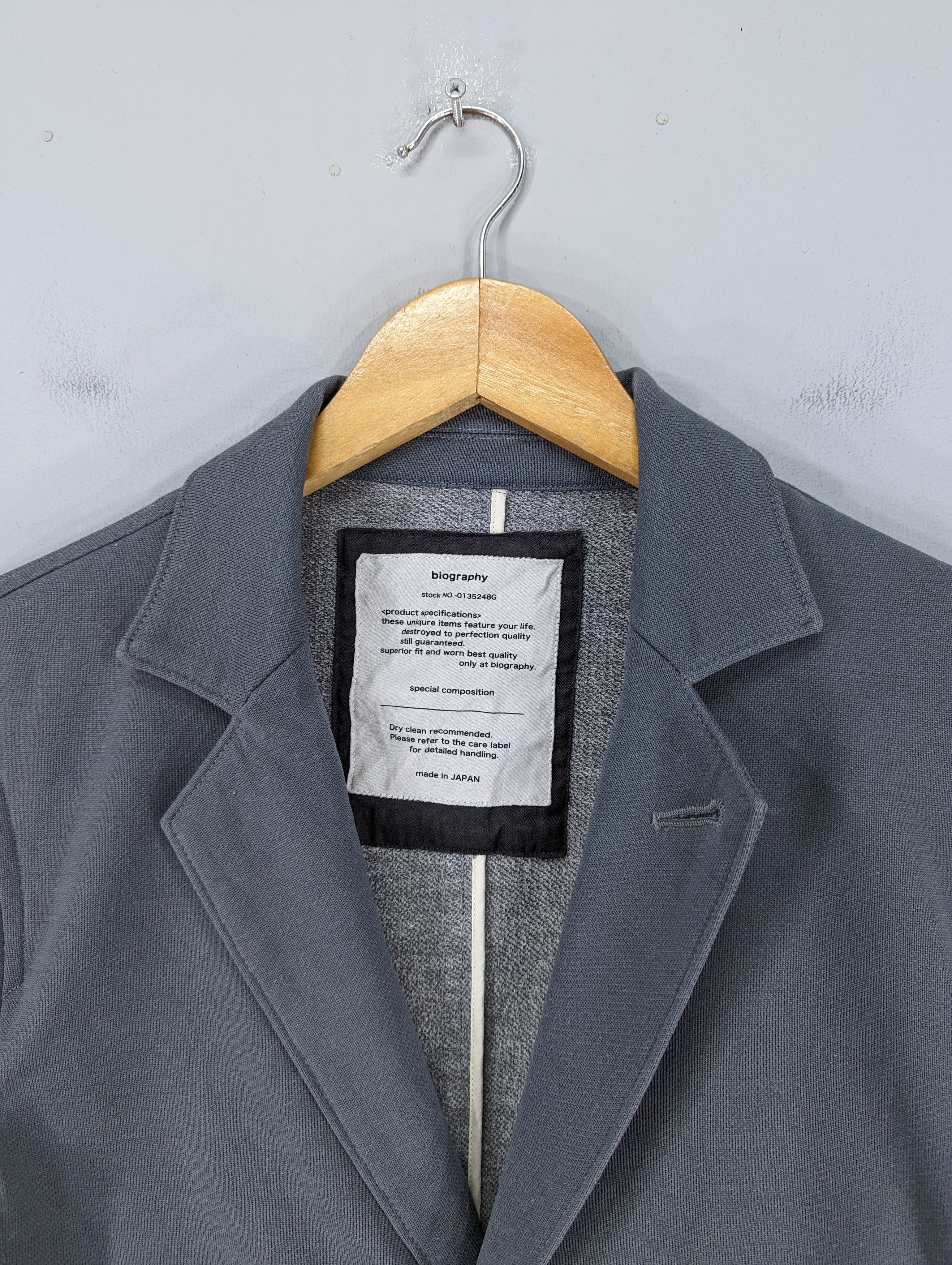 Japanese Brand 💥RARE💥Biography Japan Long Button Jacket Size XS / US 0-2 / IT 36-38 - 4 Thumbnail