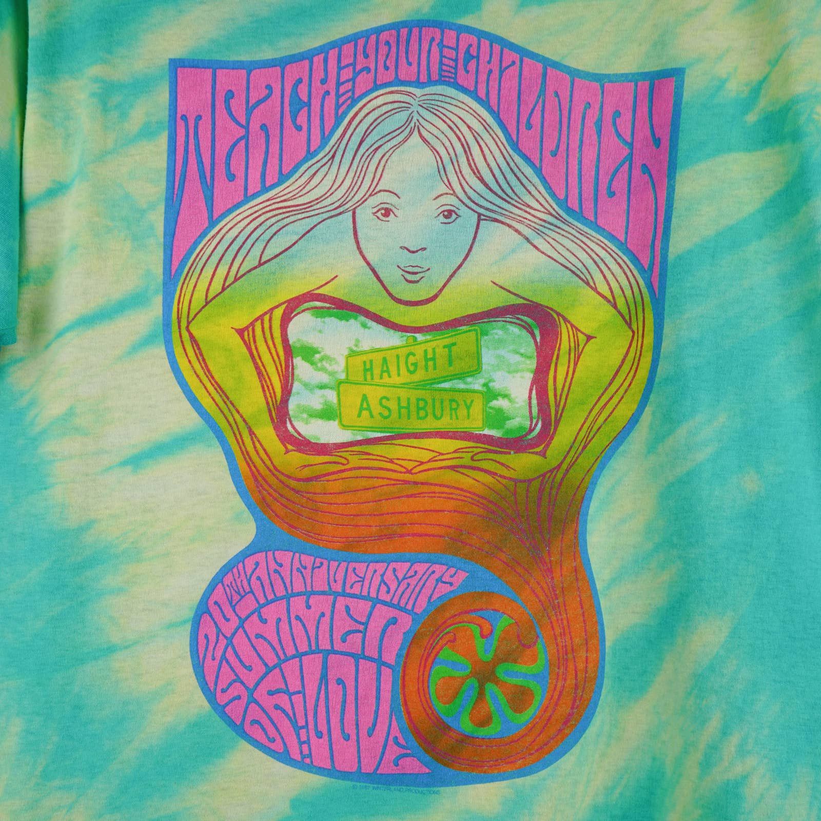 Band Tees × Vintage Vintage 1987 Haight-Ashbury Summer of Love T-Shirt Size US M / EU 48-50 / 2 - 2 Thumbnail