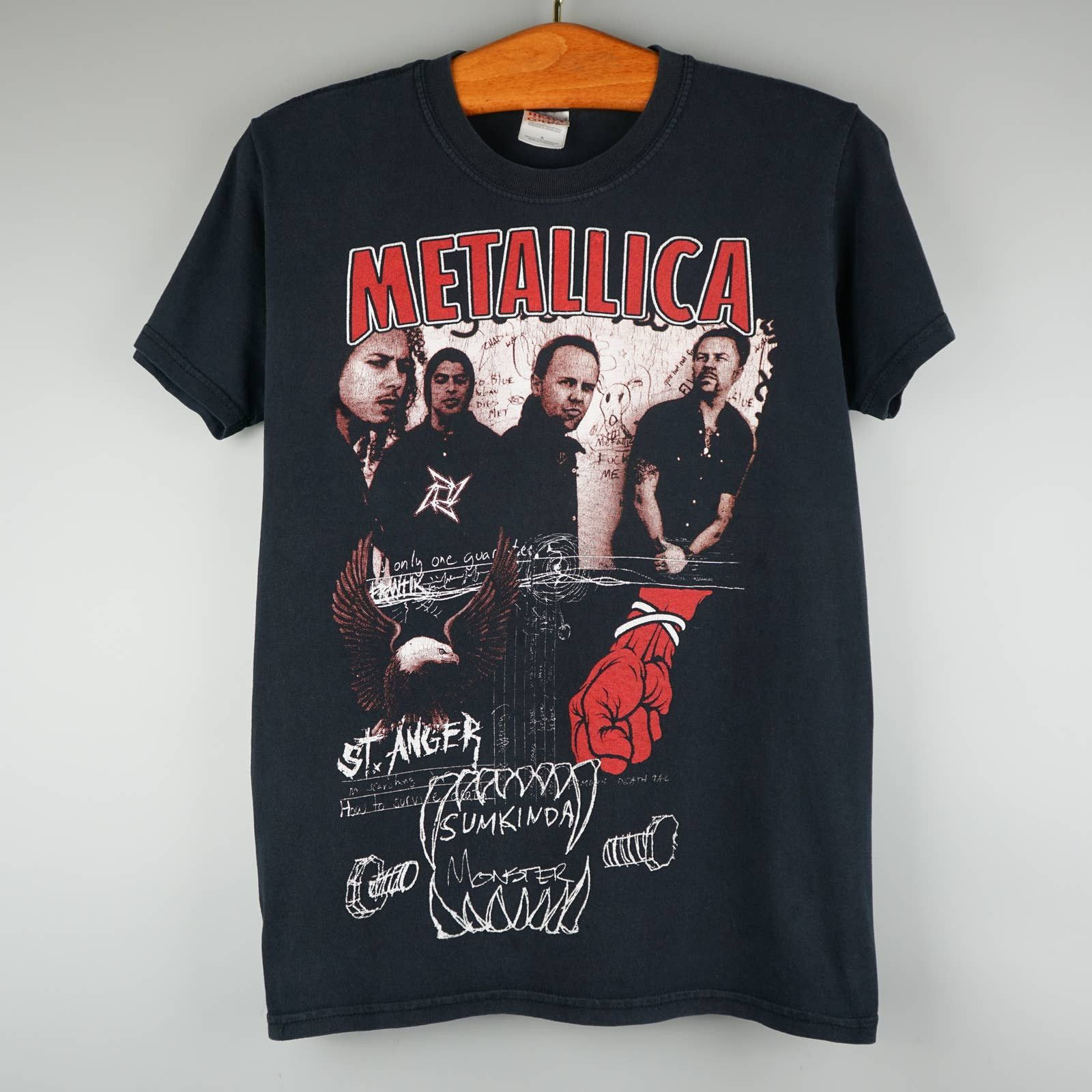 Band Tees × Vintage 2003 Metallica t-shirt St. Anger tour Size US S / EU 44-46 / 1 - 1 Thumbnail