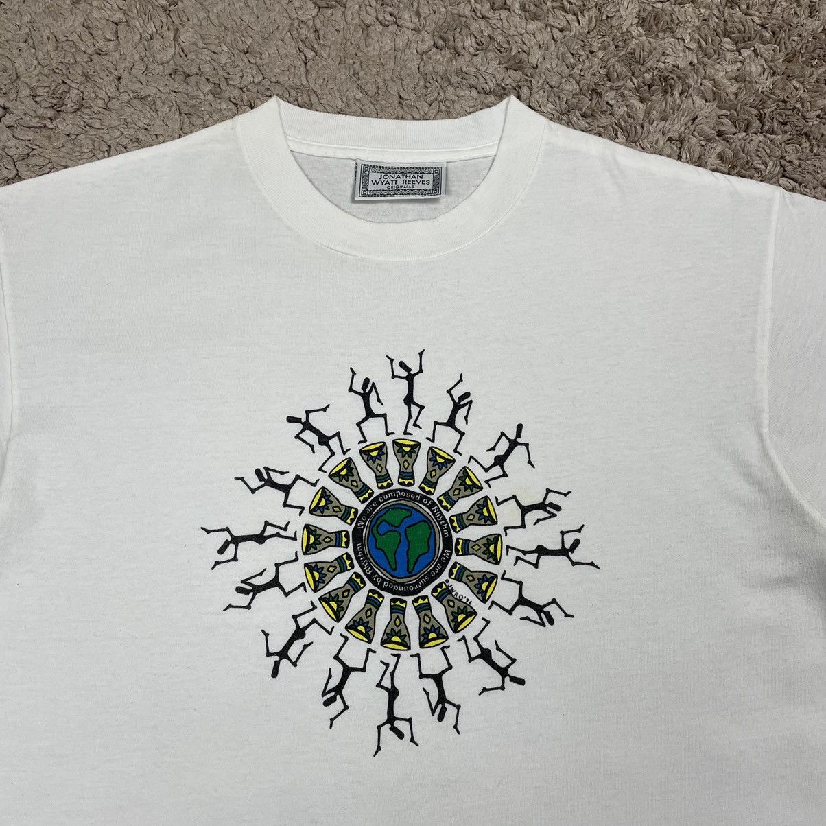 Native Vintage Native Earth Art T-shirt Size US L / EU 52-54 / 3 - 5 Thumbnail