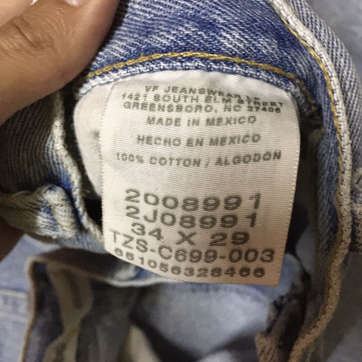 Lee Vintage Lee Regular Fit Distressed Denim Jeans Size US 34 / EU 50 - 7 Thumbnail