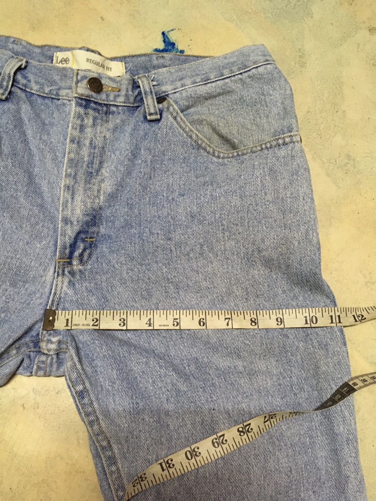 Lee Vintage Lee Regular Fit Distressed Denim Jeans Size US 34 / EU 50 - 11 Thumbnail