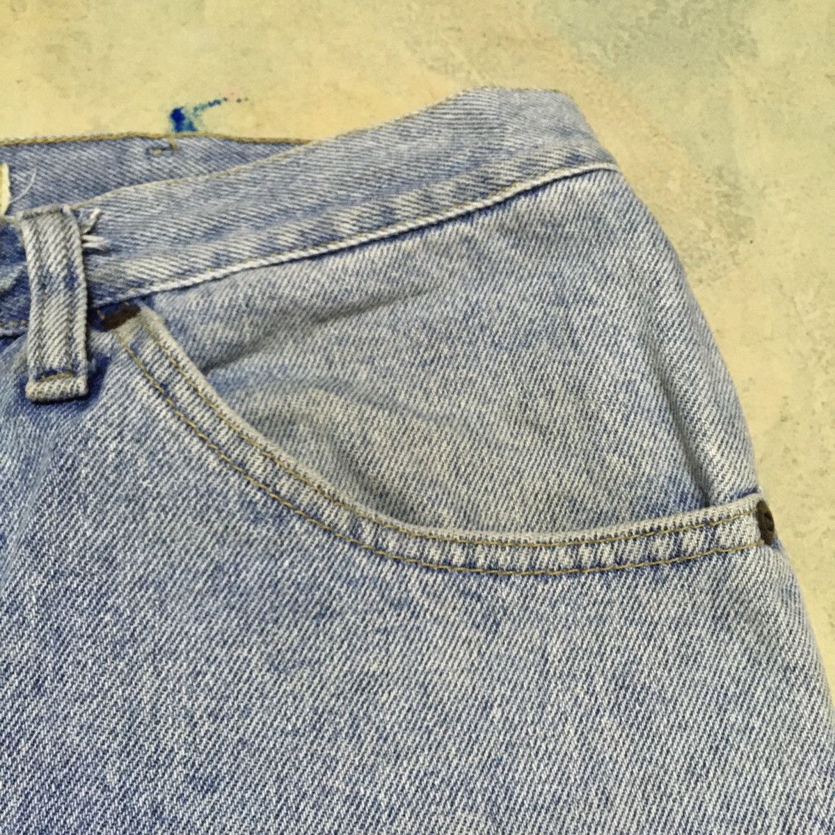 Lee Vintage Lee Regular Fit Distressed Denim Jeans Size US 34 / EU 50 - 2 Thumbnail