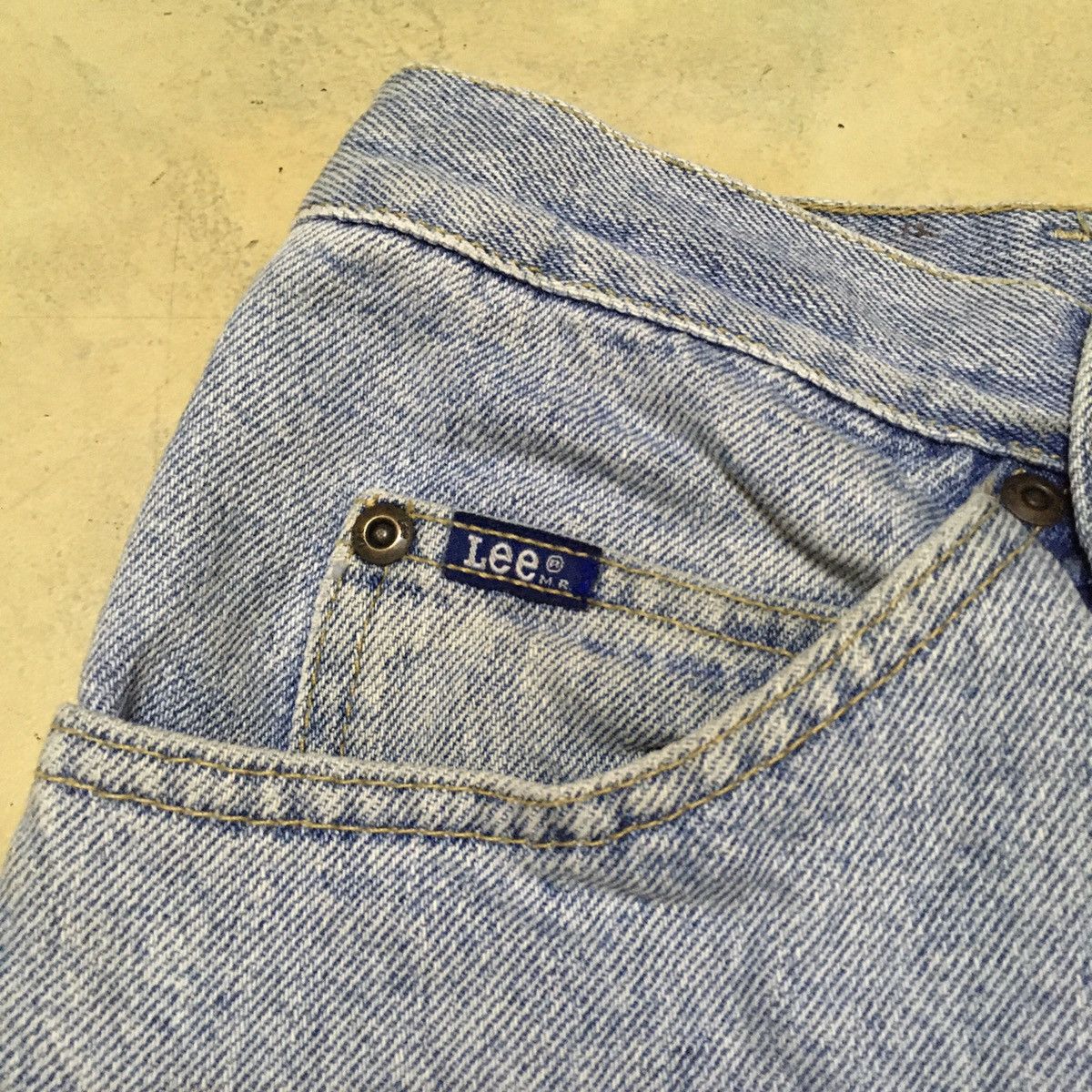 Lee Vintage Lee Regular Fit Distressed Denim Jeans Size US 34 / EU 50 - 3 Thumbnail