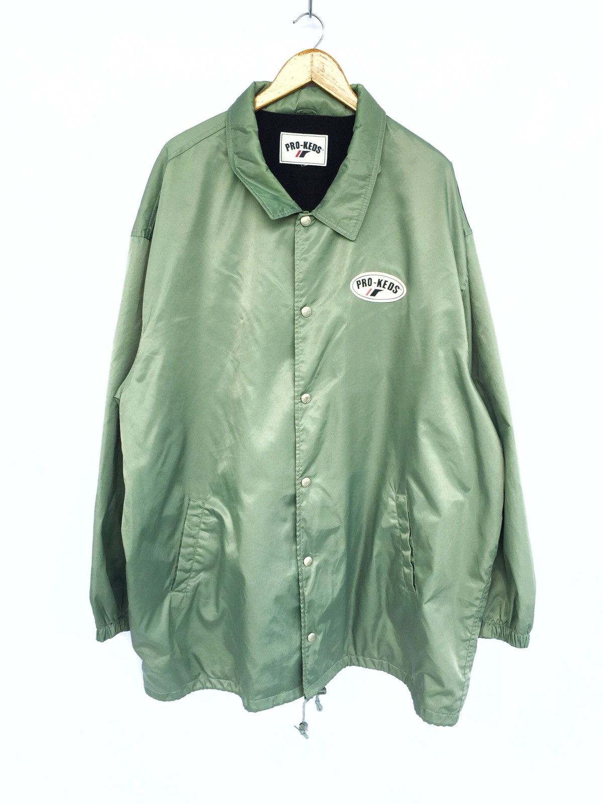 Pro-Keds 90s Big Logo Lime Green Oversized Warm Coat/Jacket Size US XXL / EU 58 / 5 - 2 Thumbnail