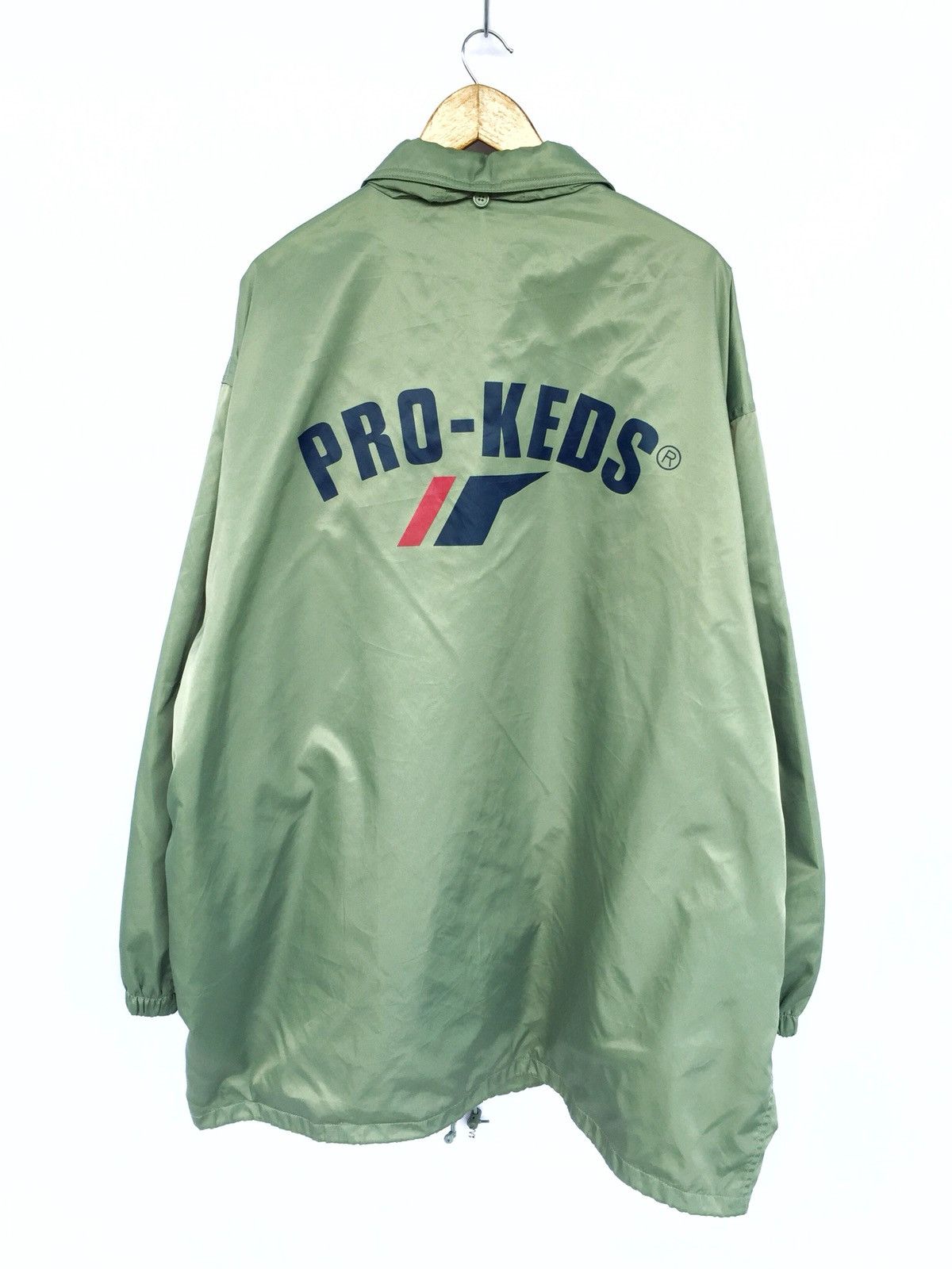 image of Pro Keds 90's Big Logo Lime Green Oversized Warm Coat/jacket in Green/Lime, Men's (Size 2XL)