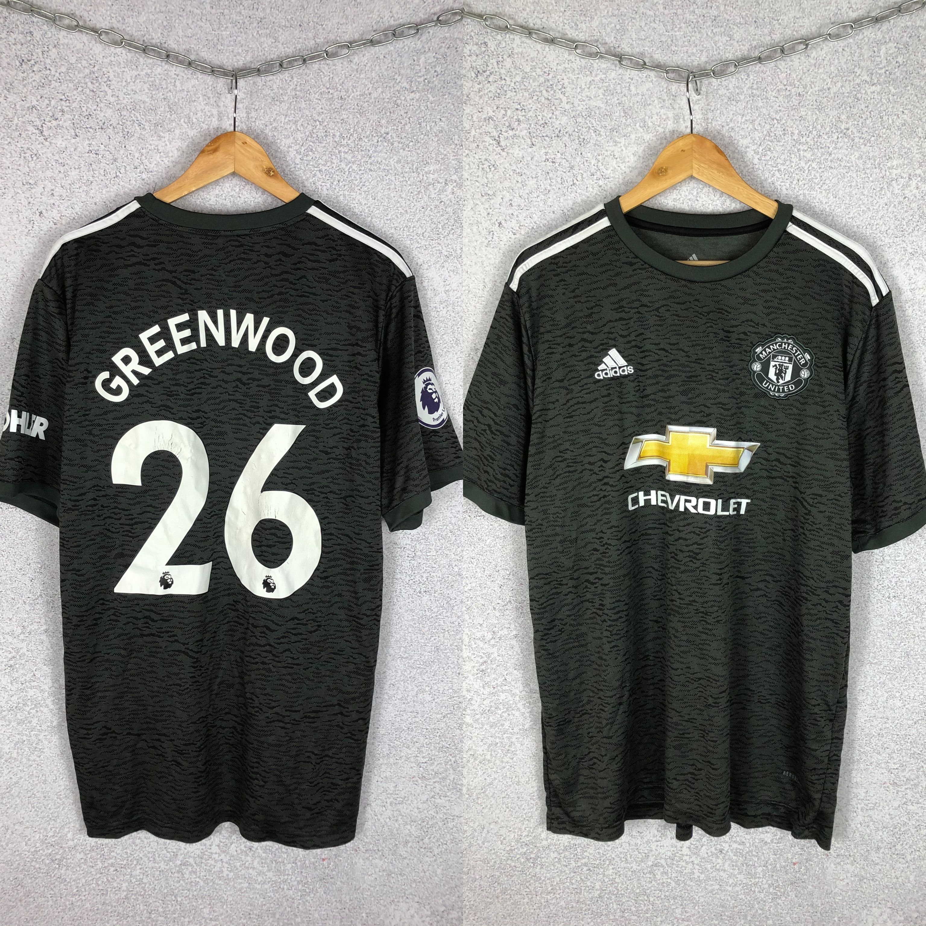 Manchester United Greenwood Adidas 2020 2021 Soccer Jersey, image size:3072x3072