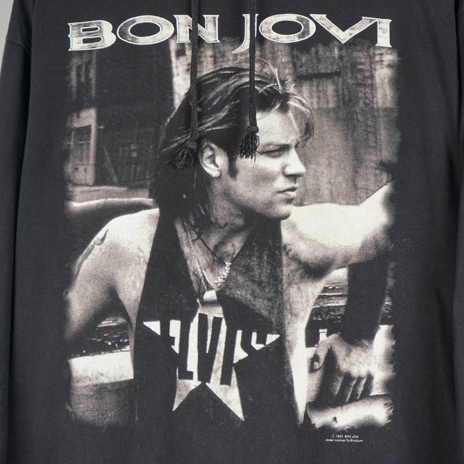 Band Tees × Vintage 1993 Bon Jovi Hoodie Size US L / EU 52-54 / 3 - 2 Thumbnail