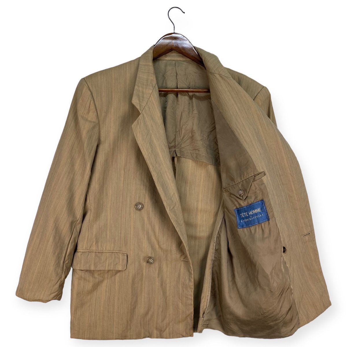Issey Miyake Tete Homme Katoh Karatuka By Issey Miyake Double Breast Size US L / EU 52-54 / 3 - 3 Thumbnail