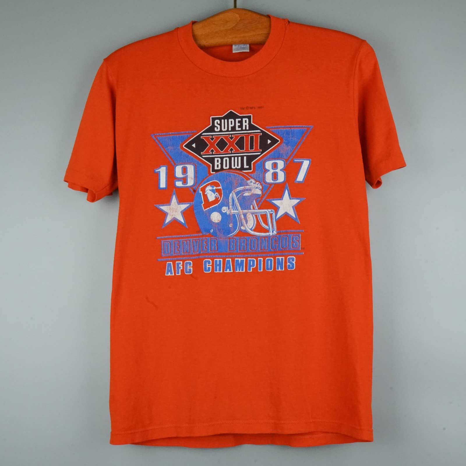 NFL × Vintage 1987 Denver Broncos t-shirt Superbowl Champions Size US XS / EU 42 / 0 - 1 Thumbnail