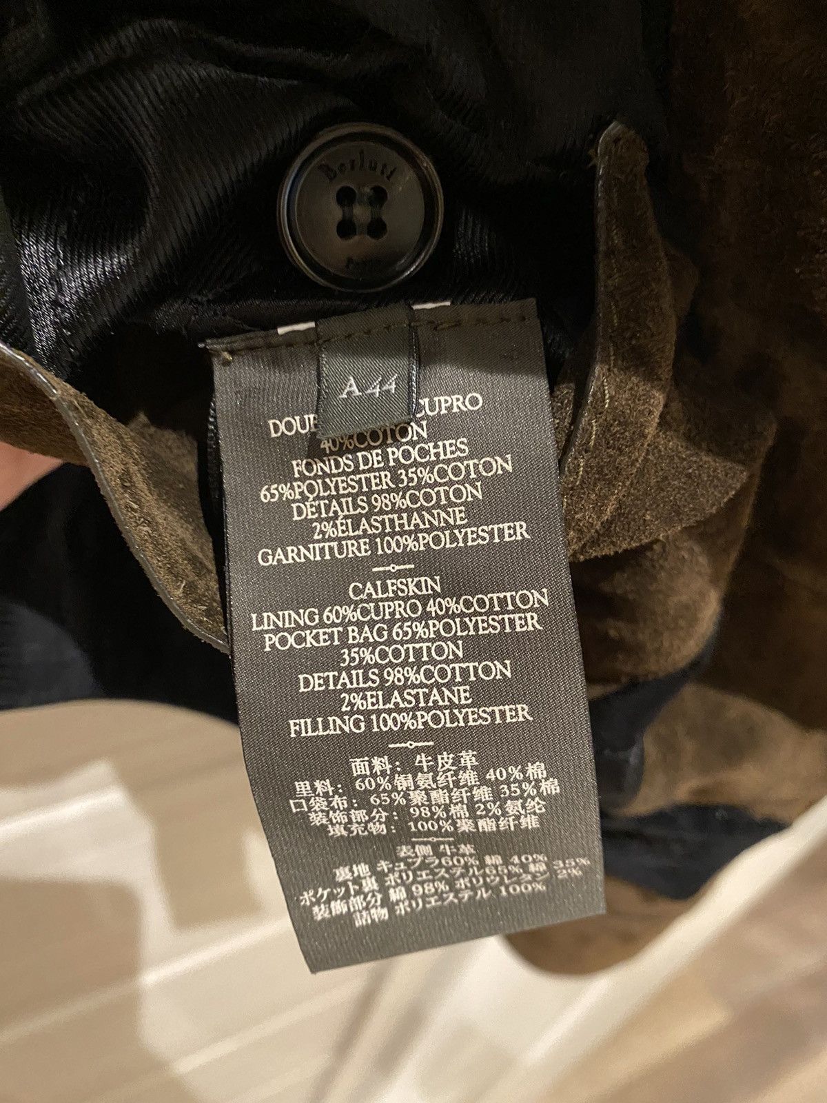 Berluti Berluti FW17 Brown Suede jacket with corduroy collar Size US S / EU 44-46 / 1 - 6 Thumbnail