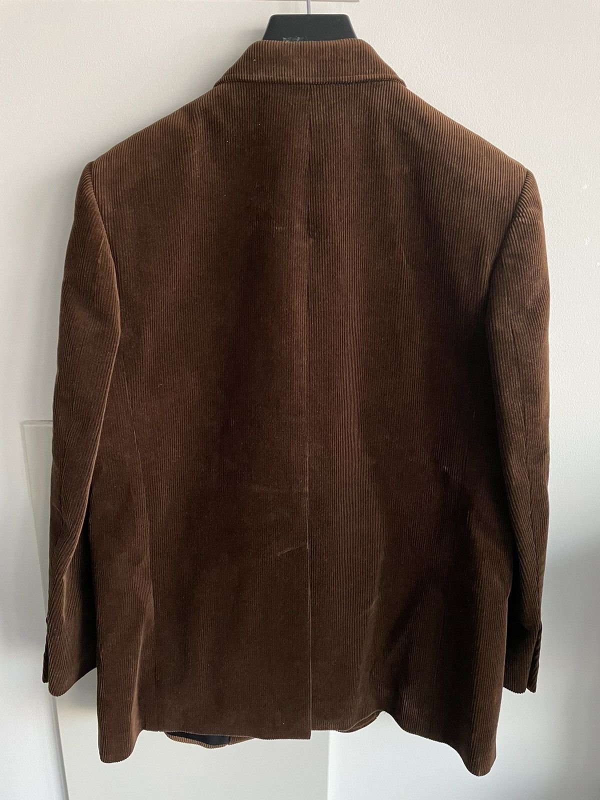 Celine × Hedi Slimane $3,500+ Rare Super Runway Hedi Slimane Corduroy Blazer Size 48R - 5 Thumbnail