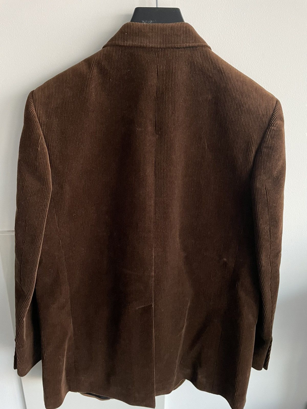 Celine × Hedi Slimane $3,500+ Rare Super Runway Hedi Slimane Corduroy Blazer Size 48R - 12 Thumbnail