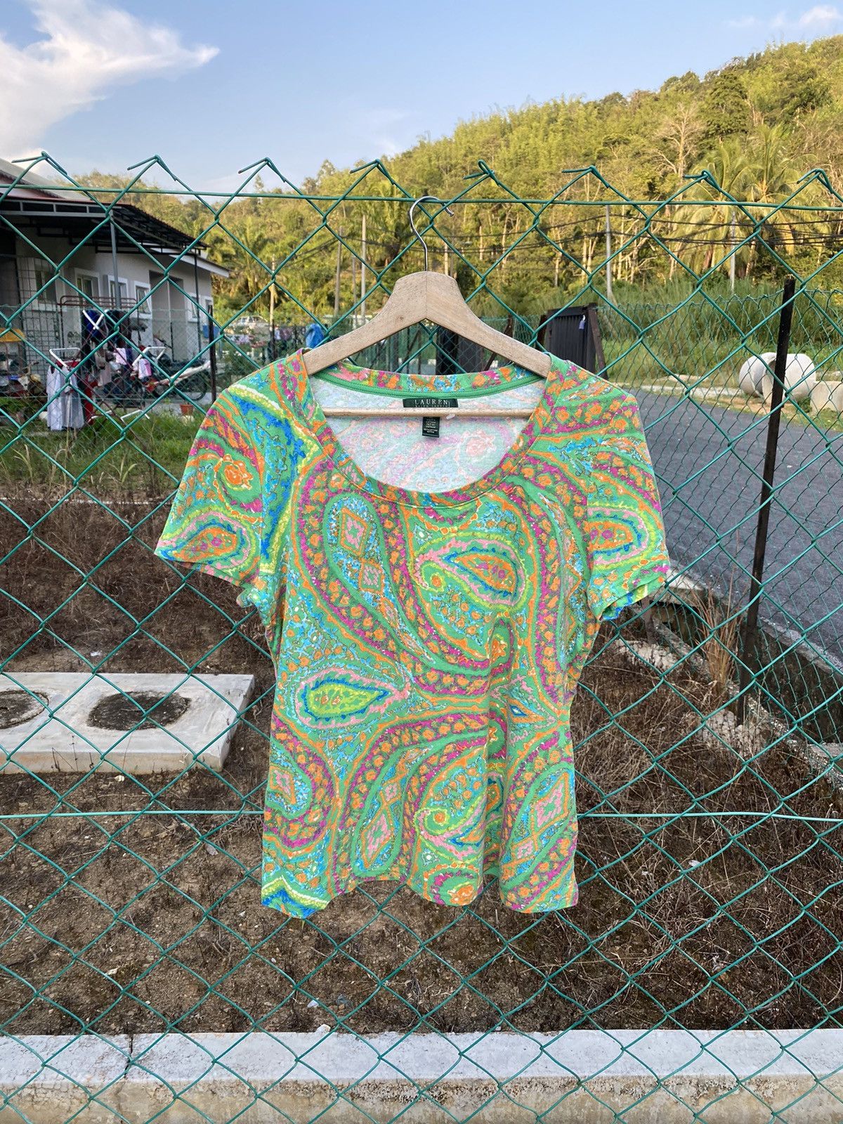 Lauren Ralph Lauren Lauren Ralph Lauren Paisley tee Size XL / US 12-14 / IT 48-50 - 2 Thumbnail