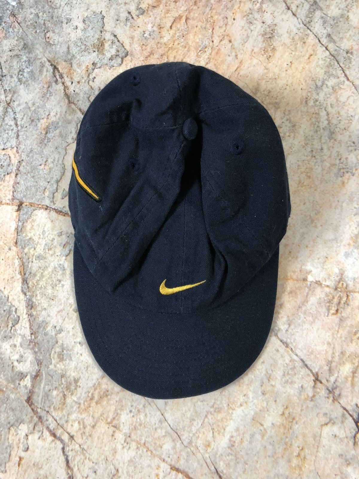 Nike × Vintage Nike vintage blue two logo hat cap Size ONE SIZE - 3 Thumbnail