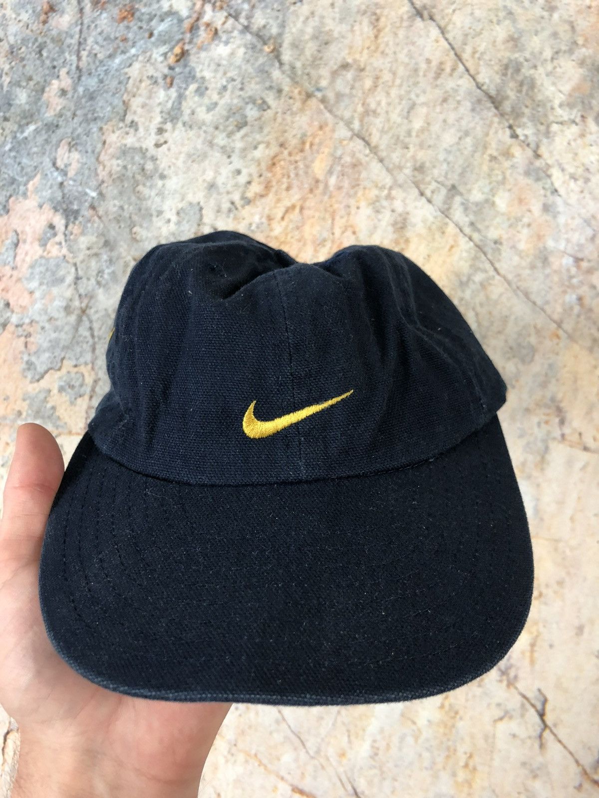 Nike × Vintage Nike vintage blue two logo hat cap Size ONE SIZE - 2 Thumbnail