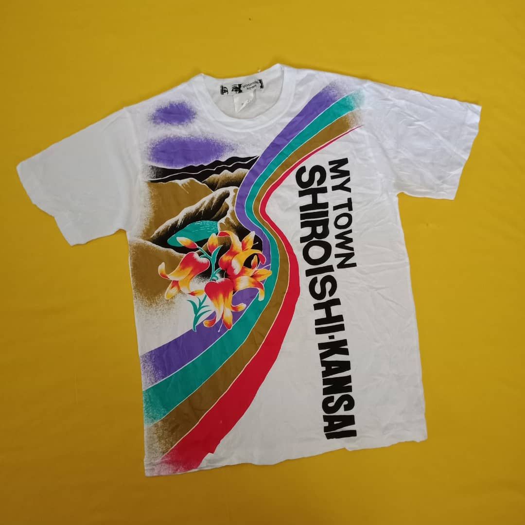 Designer × Kansai Yamamoto YAMAMOTO KANSAI SUPER RARE DESIGN T SHIRT MADE IN JAPAN Size US S / EU 44-46 / 1 - 3 Thumbnail