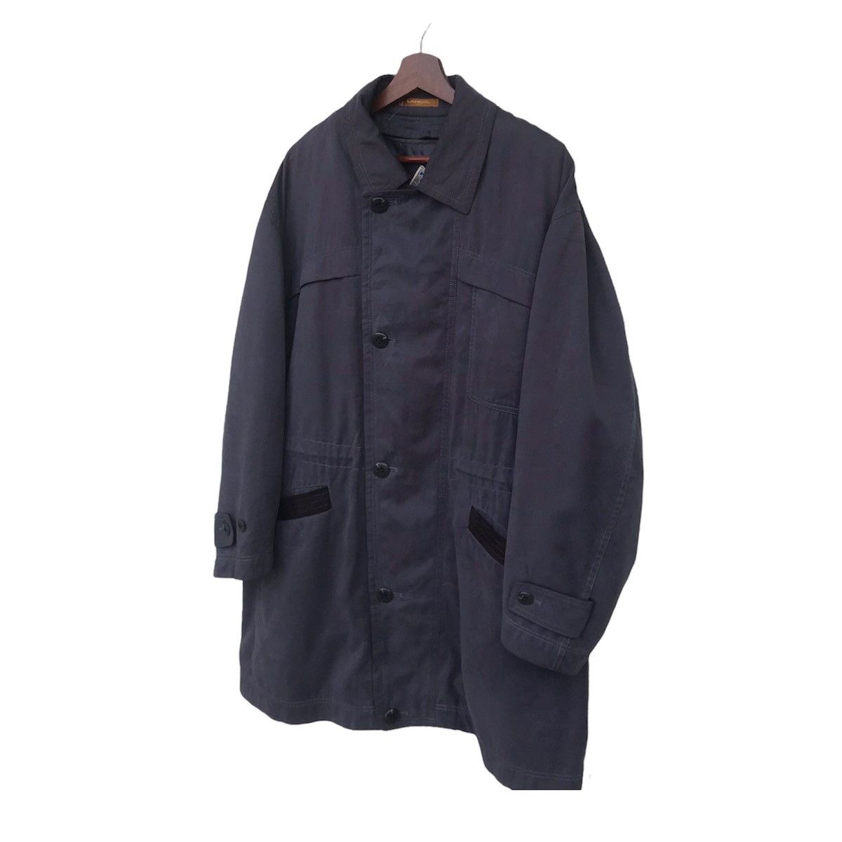 Lancel × Vintage Vintage 80s Lancel men longjacket Size US M / EU 48-50 / 2 - 2 Thumbnail