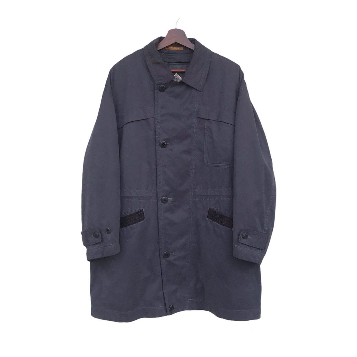 Lancel × Vintage Vintage 80s Lancel men longjacket Size US M / EU 48-50 / 2 - 1 Thumbnail