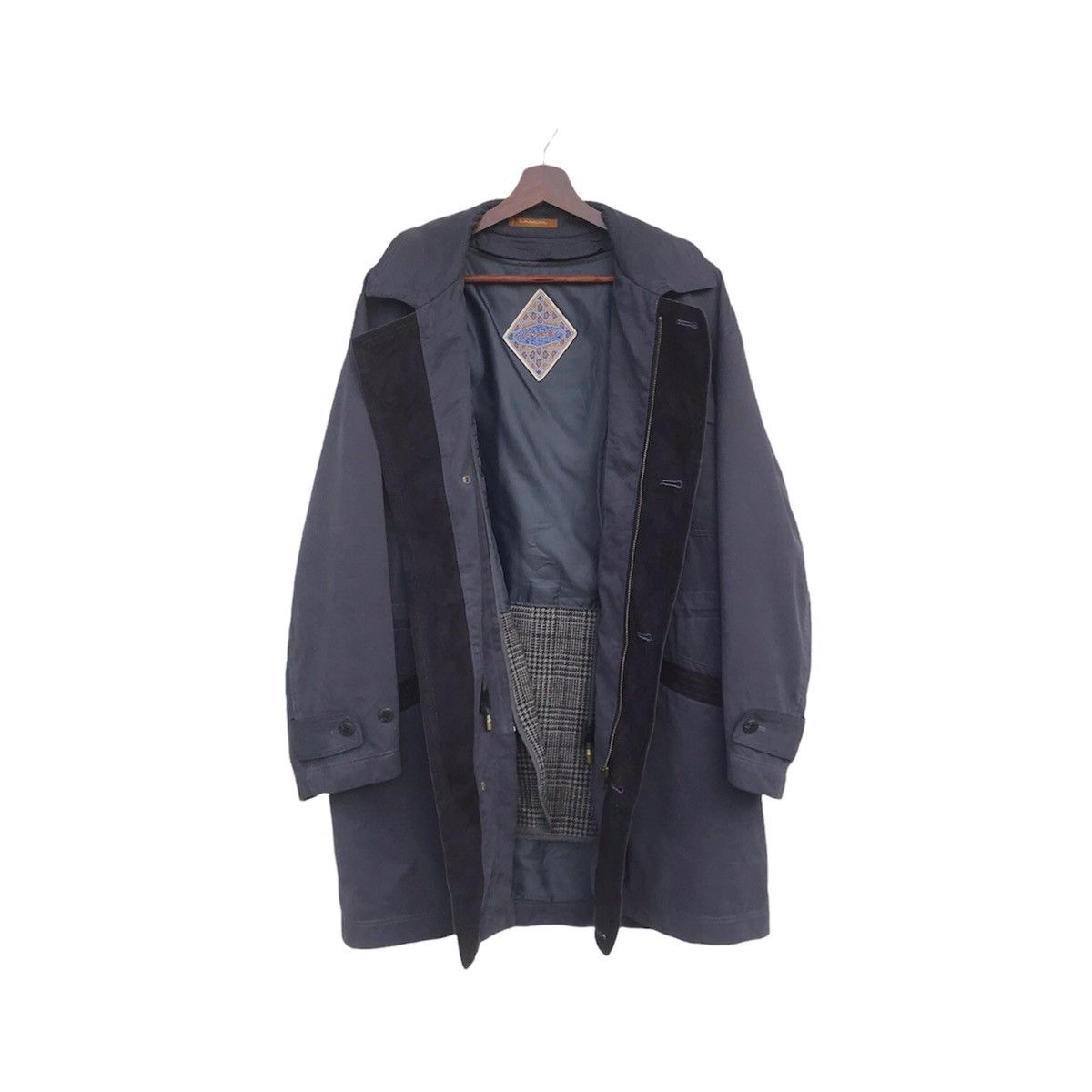 Lancel × Vintage Vintage 80s Lancel men longjacket Size US M / EU 48-50 / 2 - 5 Thumbnail