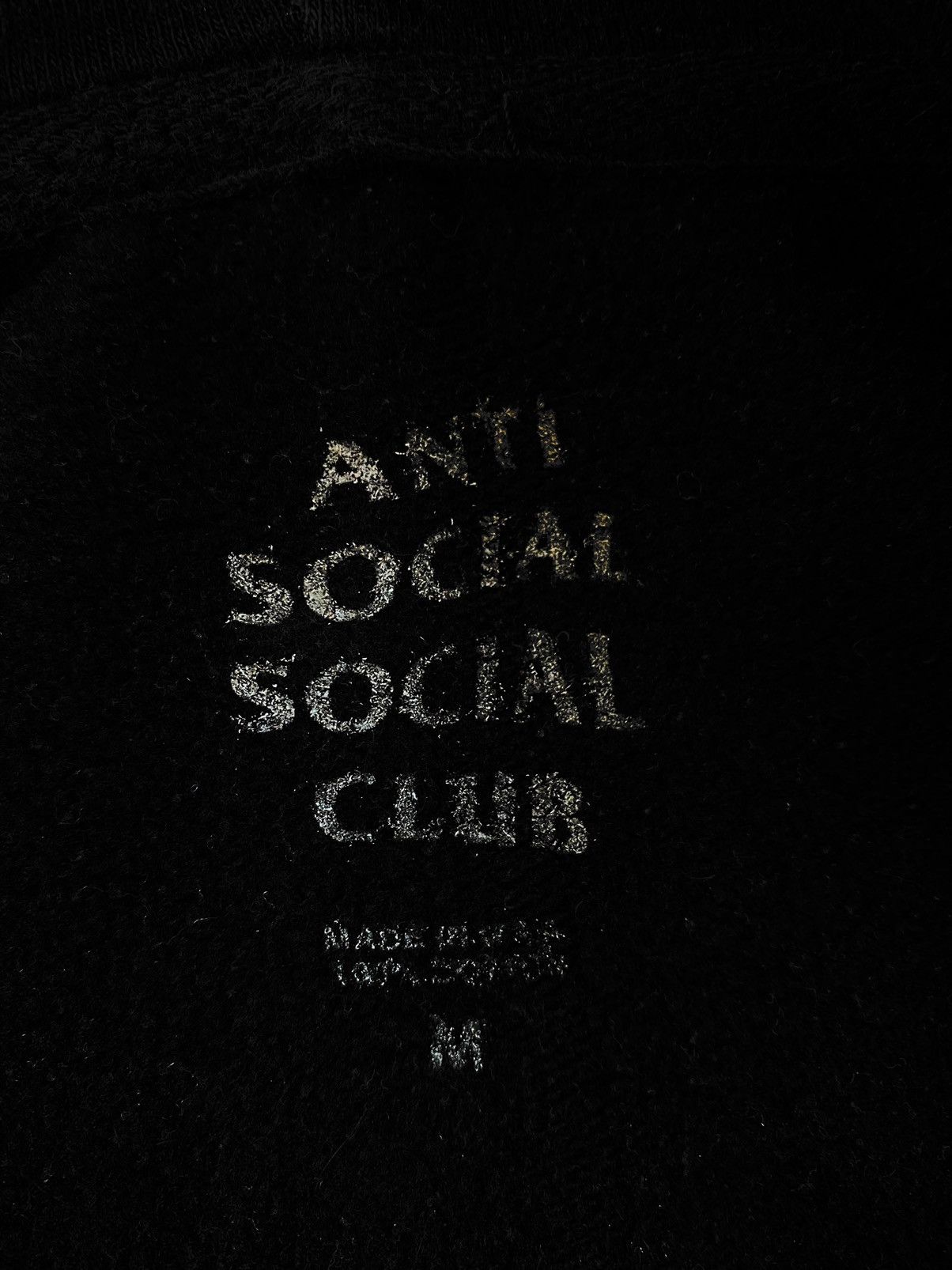 Anti Social Social Club Anti Social Anti Social Club “Club” Hoodie Black Medium ❄️ Size US M / EU 48-50 / 2 - 2 Thumbnail