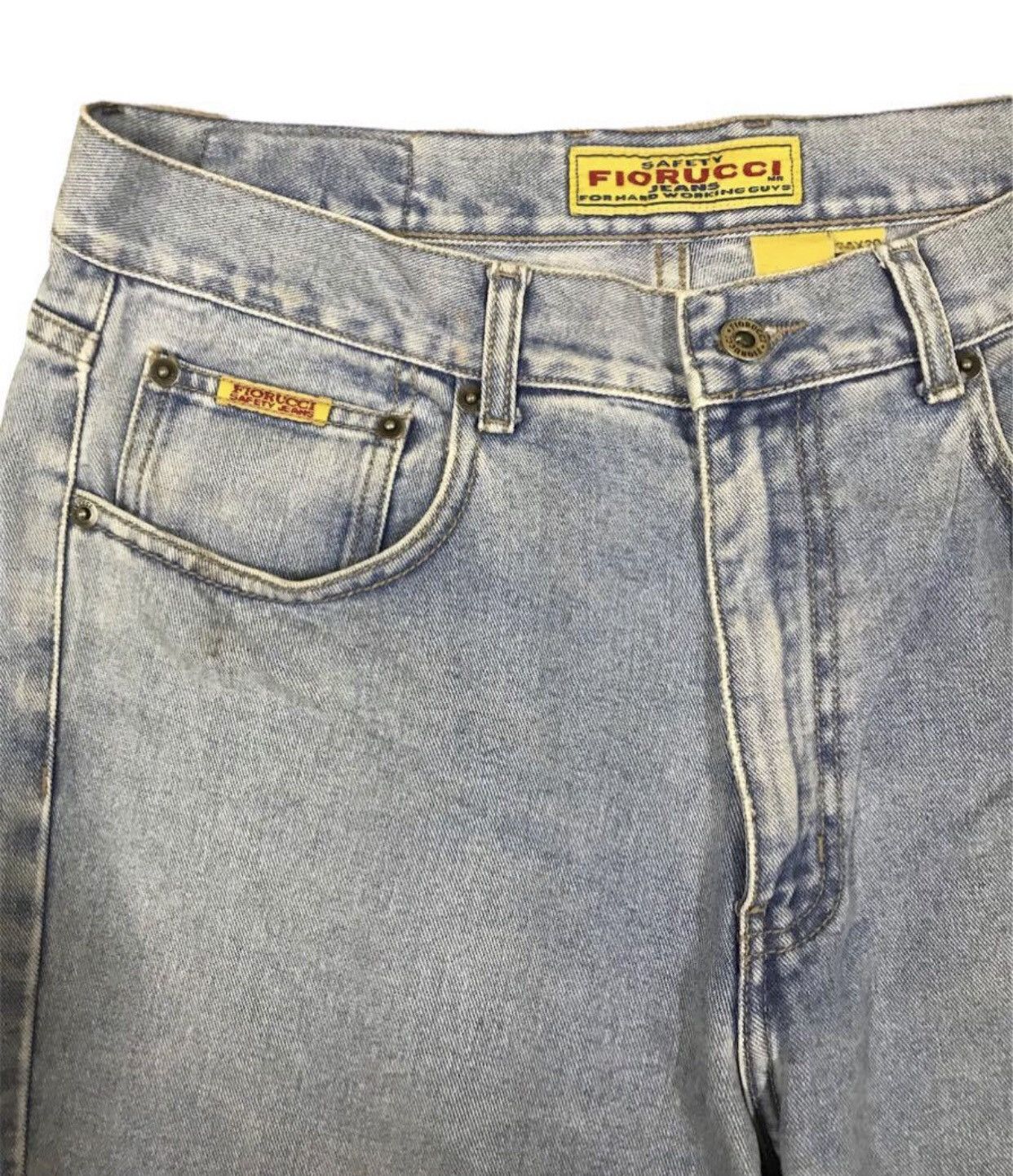 Fiorucci × Japanese Brand × Vintage Vintage Fiorucci Milano Made in Italy Regular Straight Jeans Size US 34 / EU 50 - 3 Thumbnail