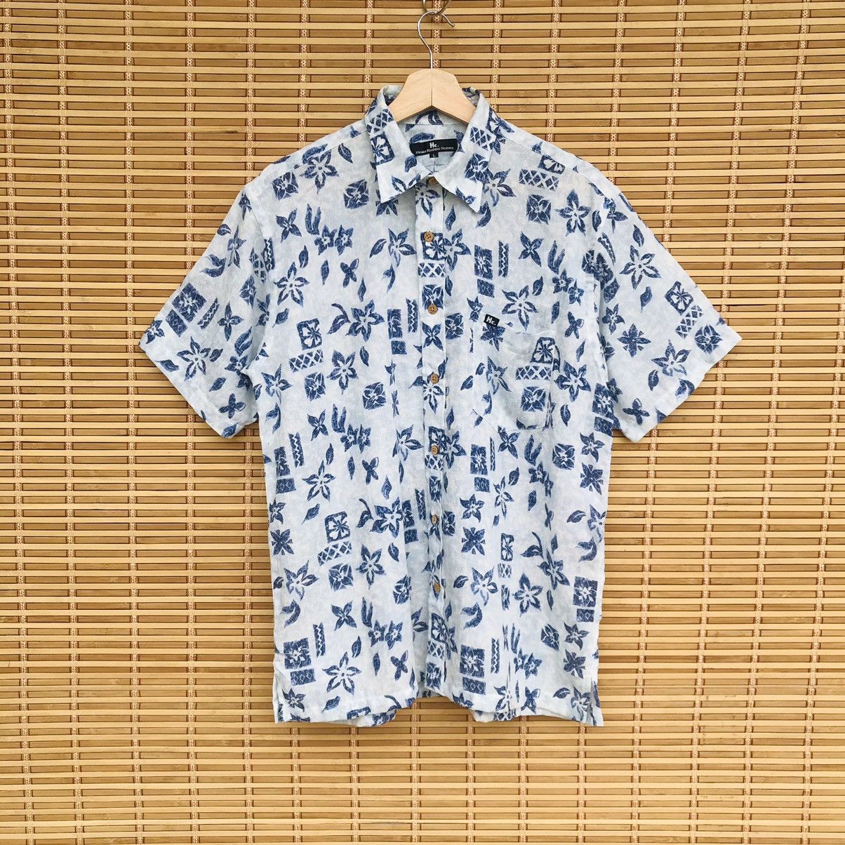 Hiroko Koshino Homme PAPERTHIN Designer Hiroko Koshino Homme hawaii floral netted Size US L / EU 52-54 / 3 - 3 Thumbnail