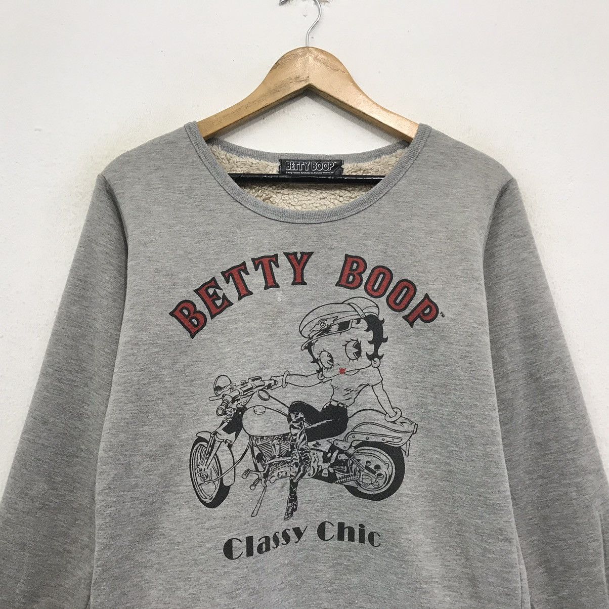 Cartoon Network × Disney × Japanese Brand BETTY BOOP Sweatshirt Animated Sexy Betty Boop Motorcycles Size US M / EU 48-50 / 2 - 3 Thumbnail