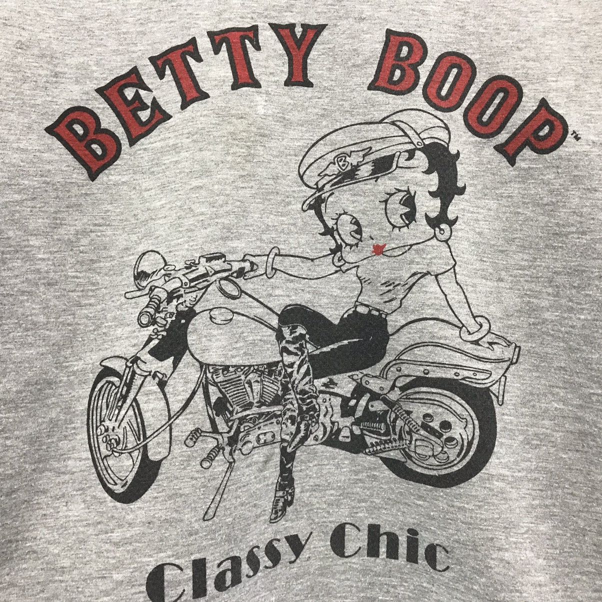 Cartoon Network × Disney × Japanese Brand BETTY BOOP Sweatshirt Animated Sexy Betty Boop Motorcycles Size US M / EU 48-50 / 2 - 2 Thumbnail