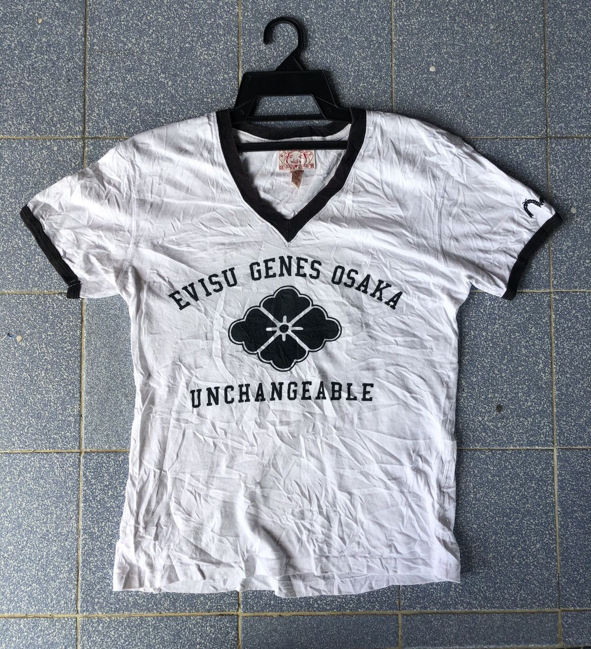 Evisu × Japanese Brand Ringer EVISU GENES OSAKA white tshirt Size US S / EU 44-46 / 1 - 1 Thumbnail