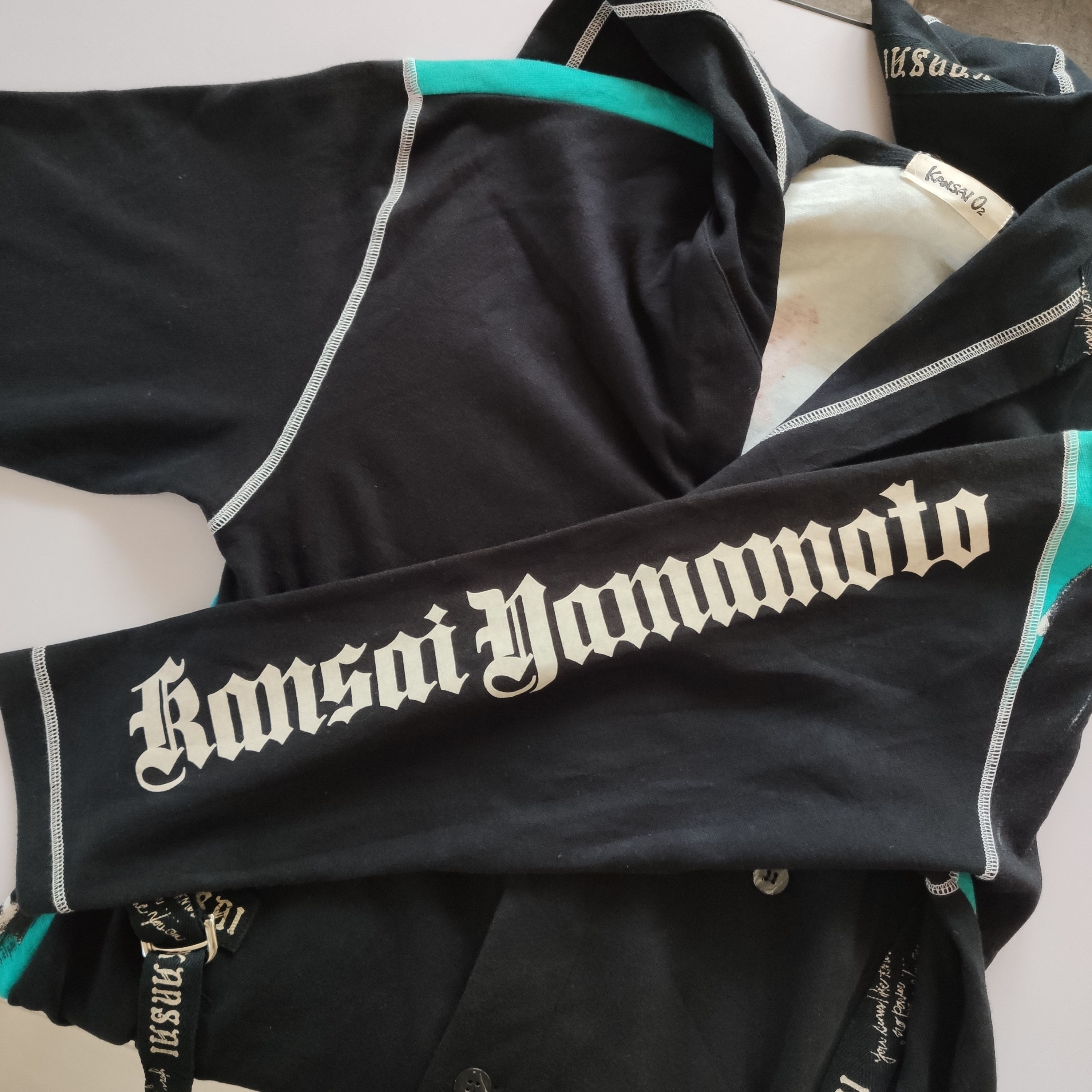 Japanese Brand × Kansai Yamamoto VINTAGE KANSAI YAMAMOTO SUPER RARE DESIGN JACKET Size US M / EU 48-50 / 2 - 11 Thumbnail