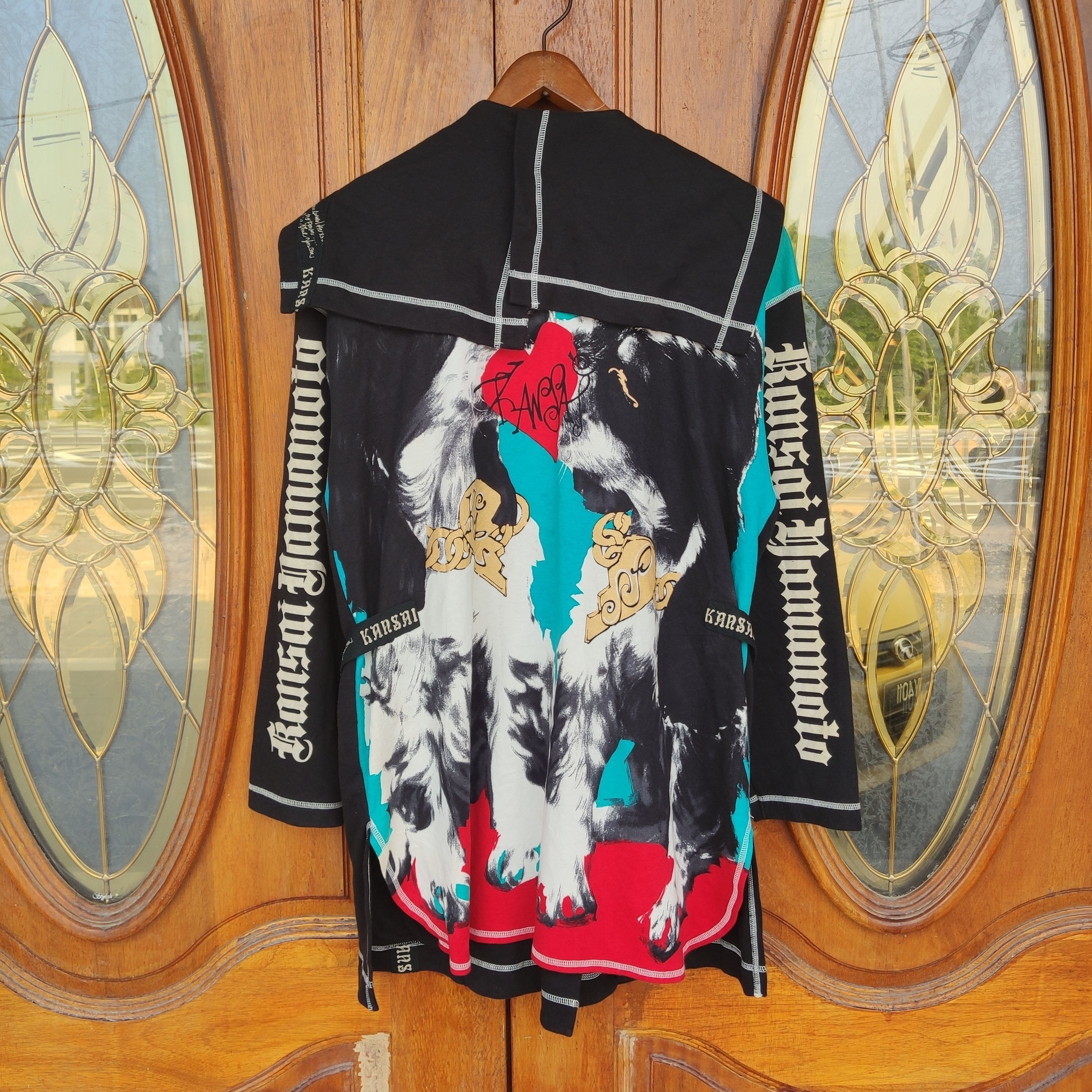Japanese Brand × Kansai Yamamoto VINTAGE KANSAI YAMAMOTO SUPER RARE DESIGN JACKET Size US M / EU 48-50 / 2 - 3 Thumbnail