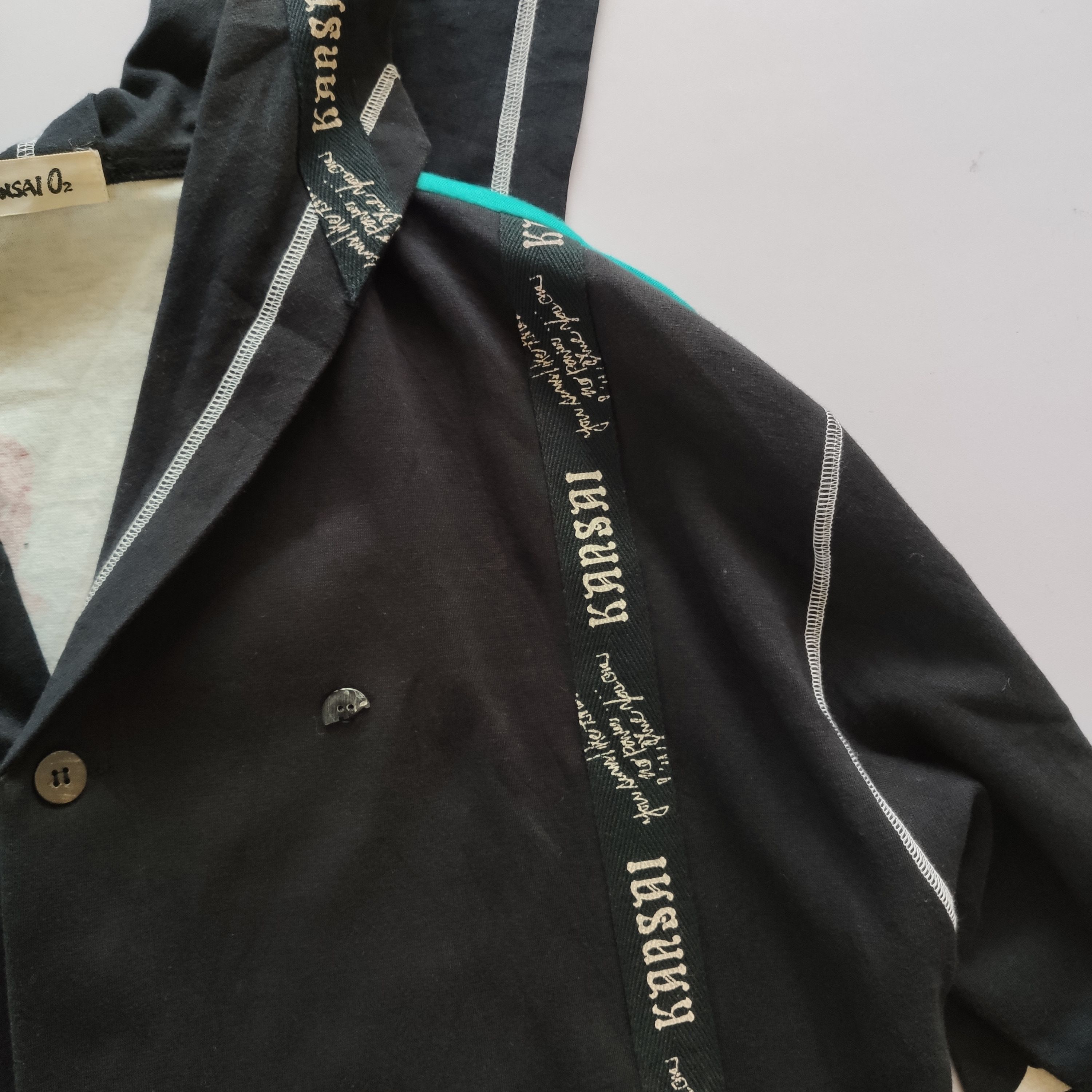 Japanese Brand × Kansai Yamamoto VINTAGE KANSAI YAMAMOTO SUPER RARE DESIGN JACKET Size US M / EU 48-50 / 2 - 12 Thumbnail