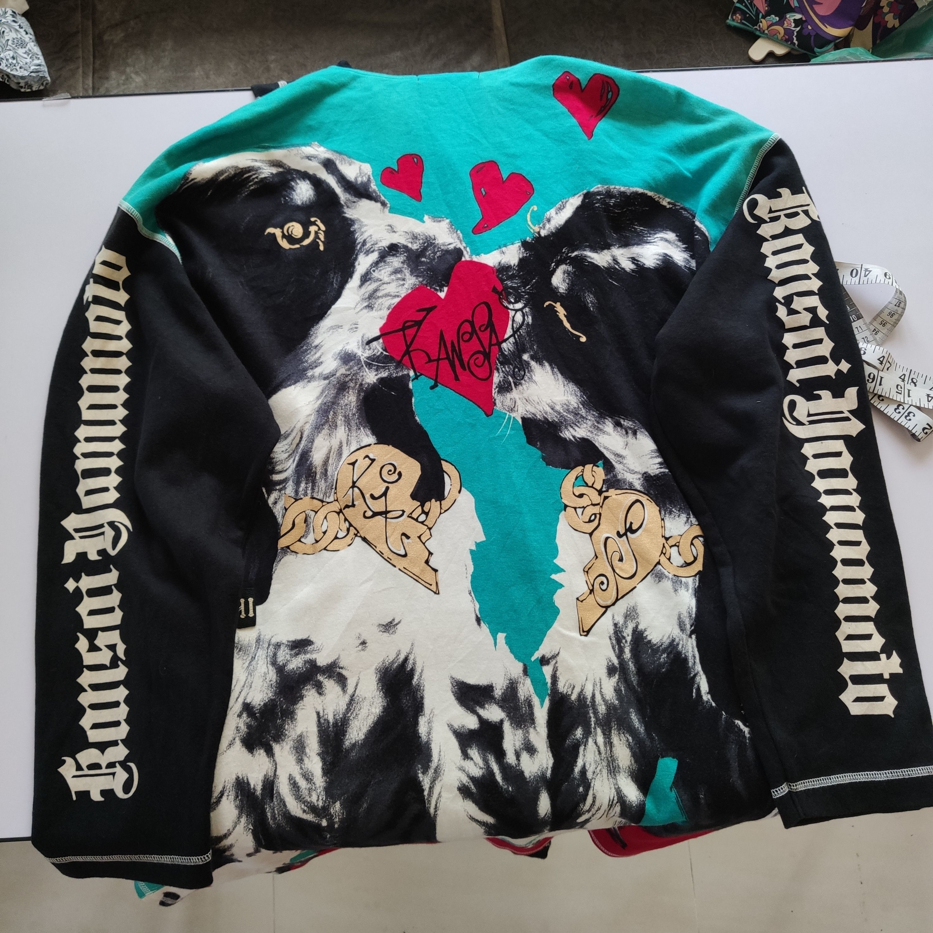 Japanese Brand × Kansai Yamamoto VINTAGE KANSAI YAMAMOTO SUPER RARE DESIGN JACKET Size US M / EU 48-50 / 2 - 6 Thumbnail