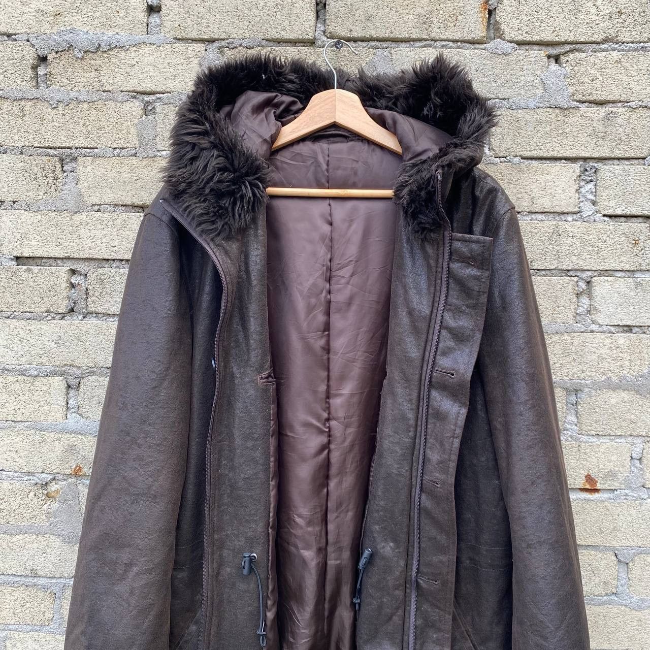 Comme Ca Ism Vintage comme ca ism faux leather fur trim jacket Size US XL / EU 56 / 4 - 9 Thumbnail