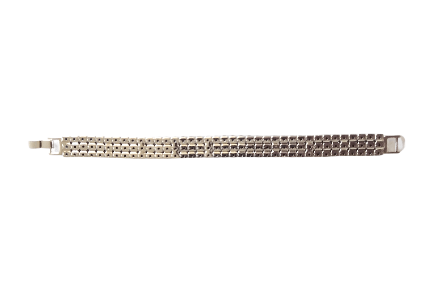 Jewelry Tennis Bracelet Blue Sterling Silver .925 Chain Size ONE SIZE - 8 Thumbnail