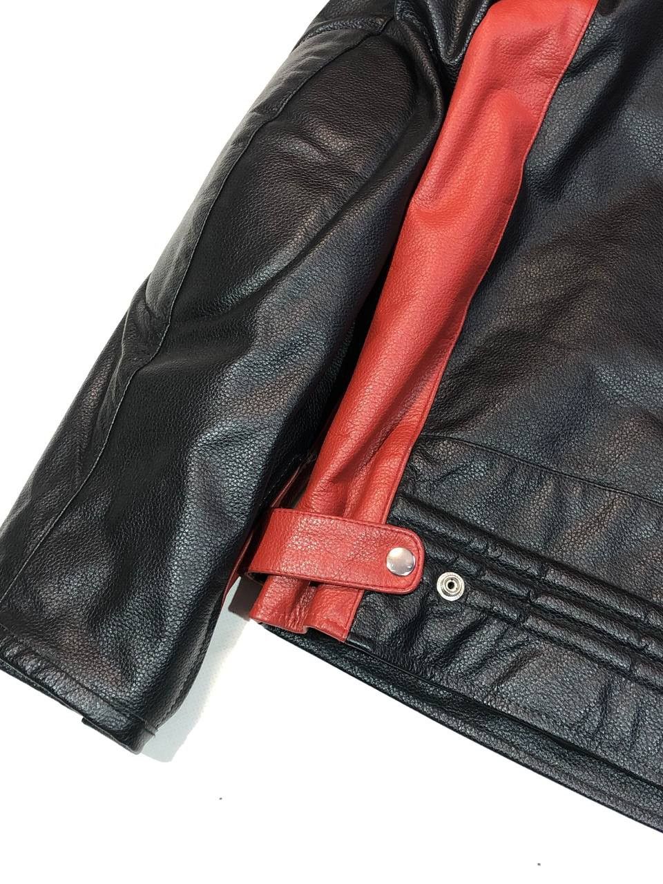Other Super Bike Vintage Leather Moto Racing Jacket Size US XL / EU 56 / 4 - 13 Thumbnail