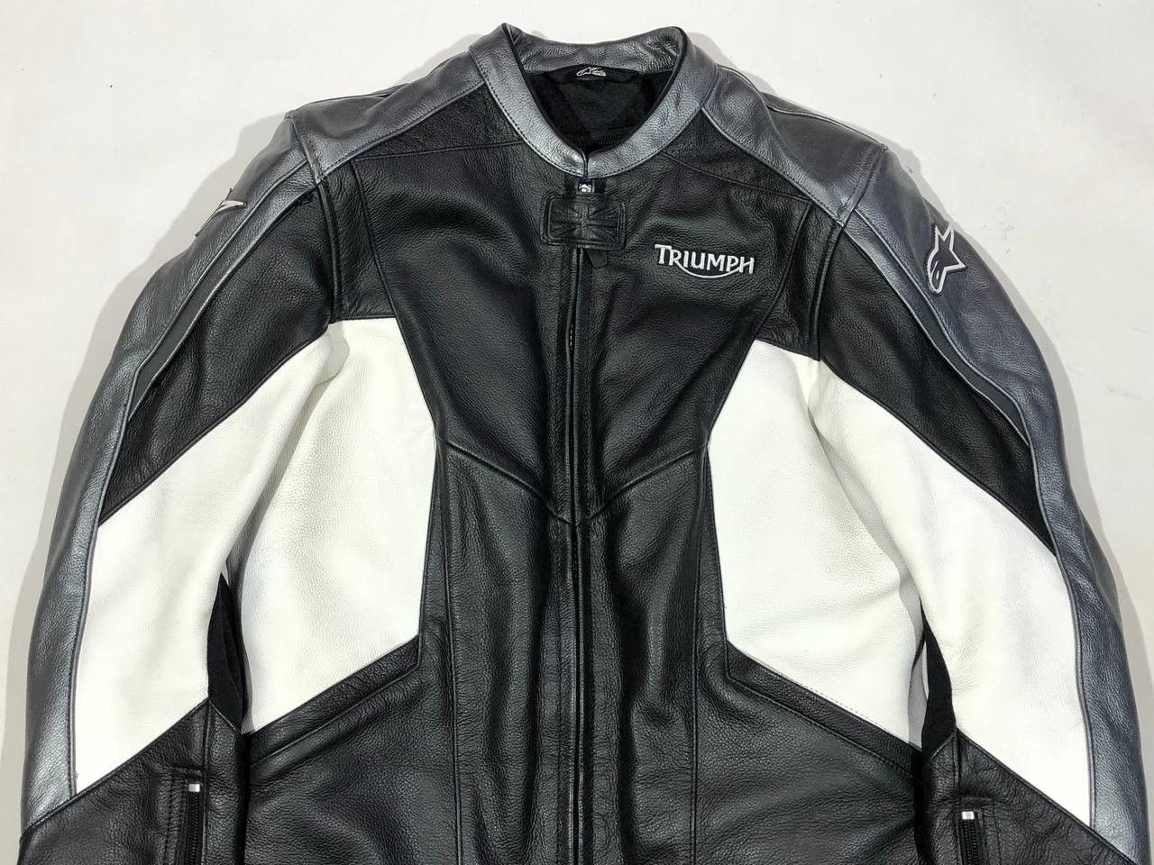 Other Alpinestars Triumph Leather Moto Racing Jacket Size US XS / EU 42 / 0 - 2 Thumbnail
