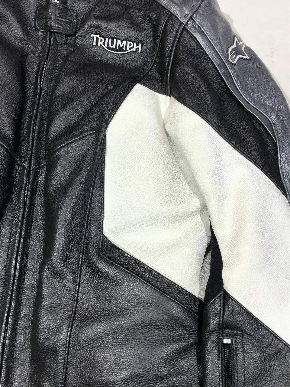 Other Alpinestars Triumph Leather Moto Racing Jacket Size US XS / EU 42 / 0 - 8 Thumbnail